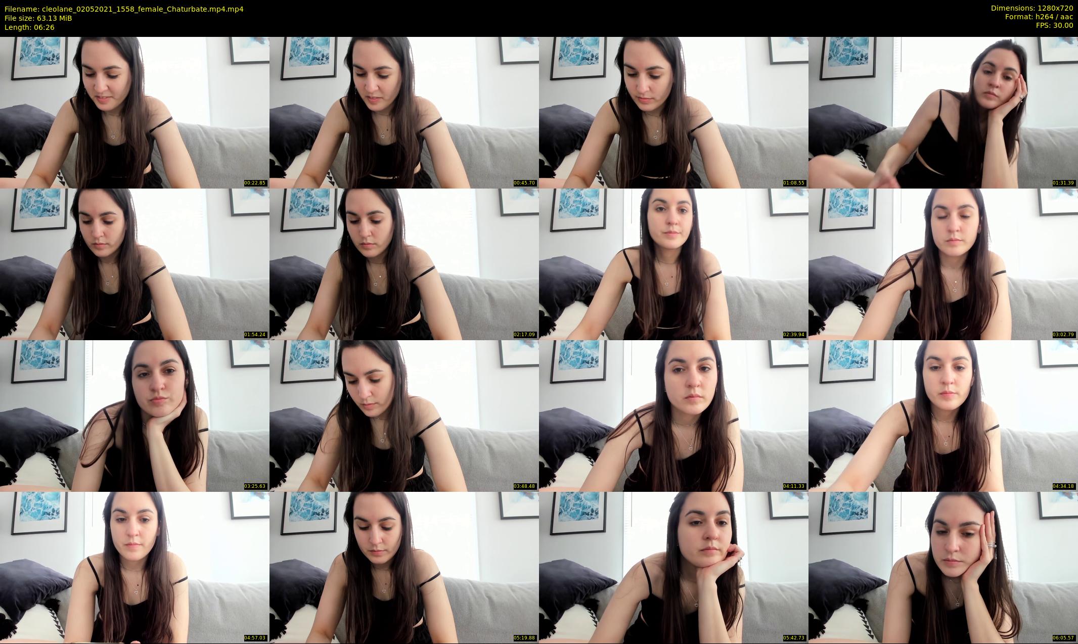 cleolane — 7 minute Chaturbate female cam show recording, 720p, May 2, 2021