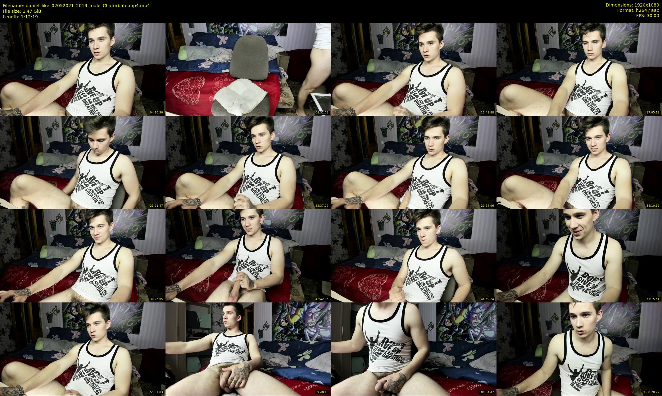 daniel_like — 73 minute Chaturbate male cam show recording, 1080p, May 2, 2021