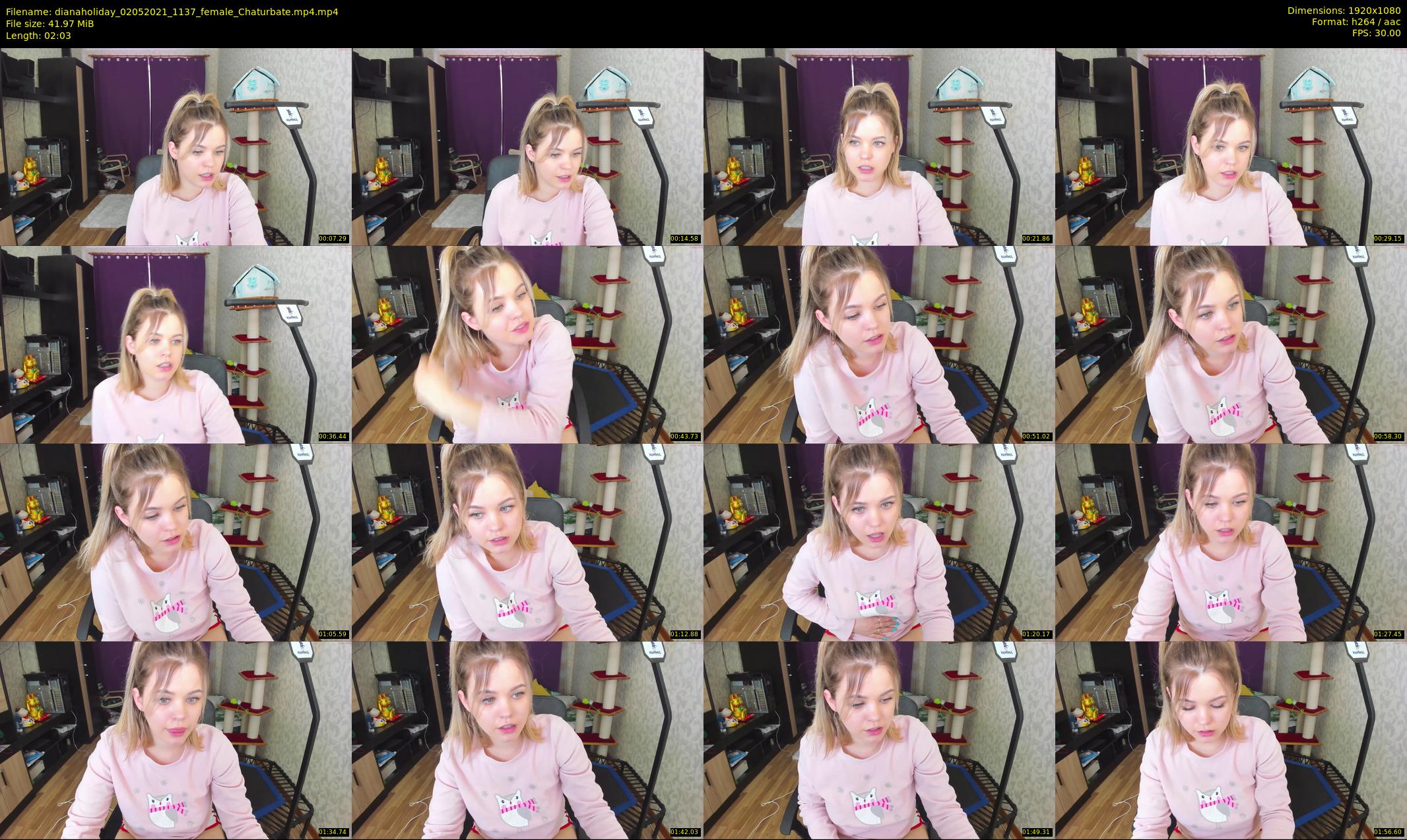 dianaholiday — 3 minute Chaturbate female cam show recording, 1080p, May 2, 2021
