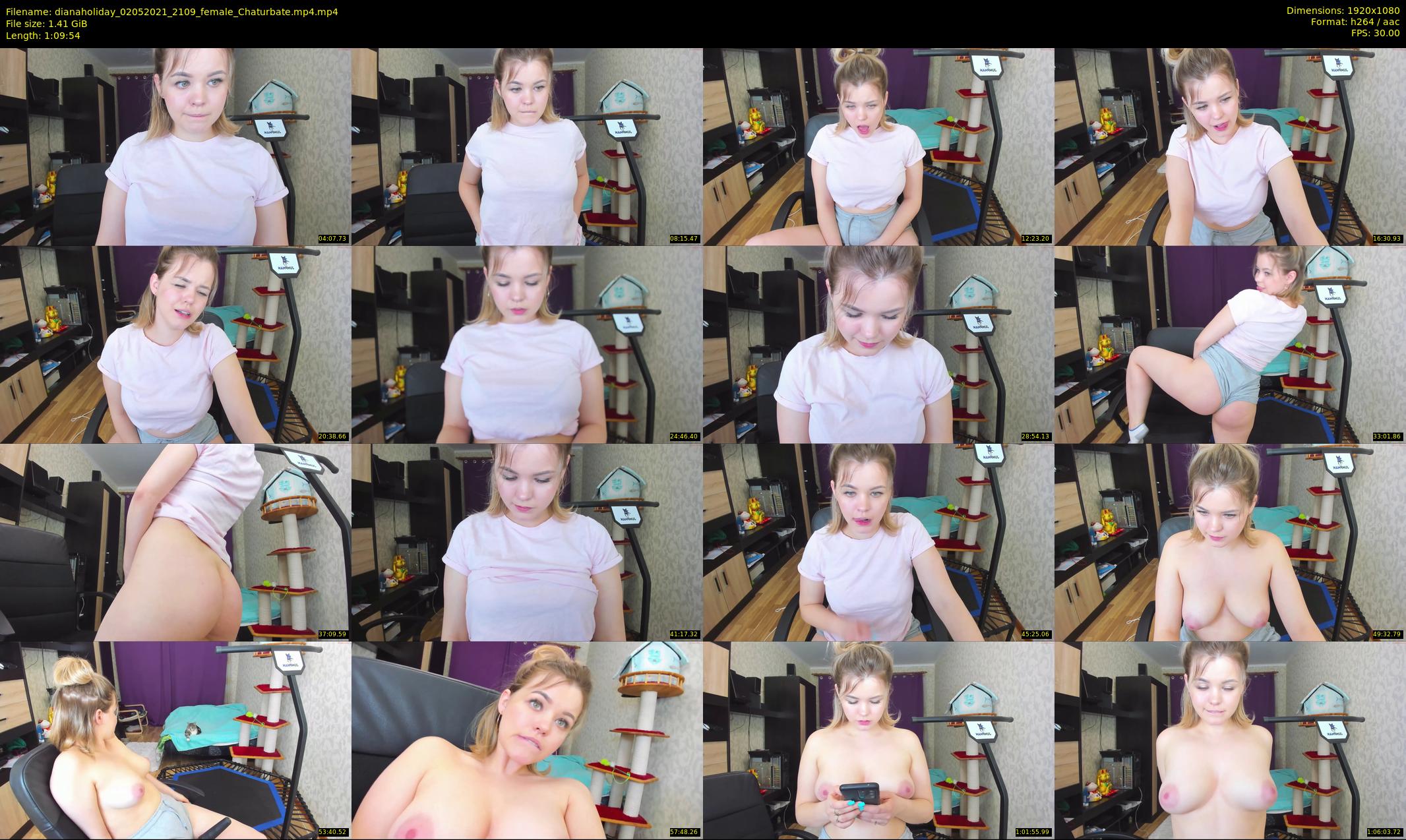 dianaholiday — 70 minute Chaturbate female cam show recording, 1080p, May 2, 2021