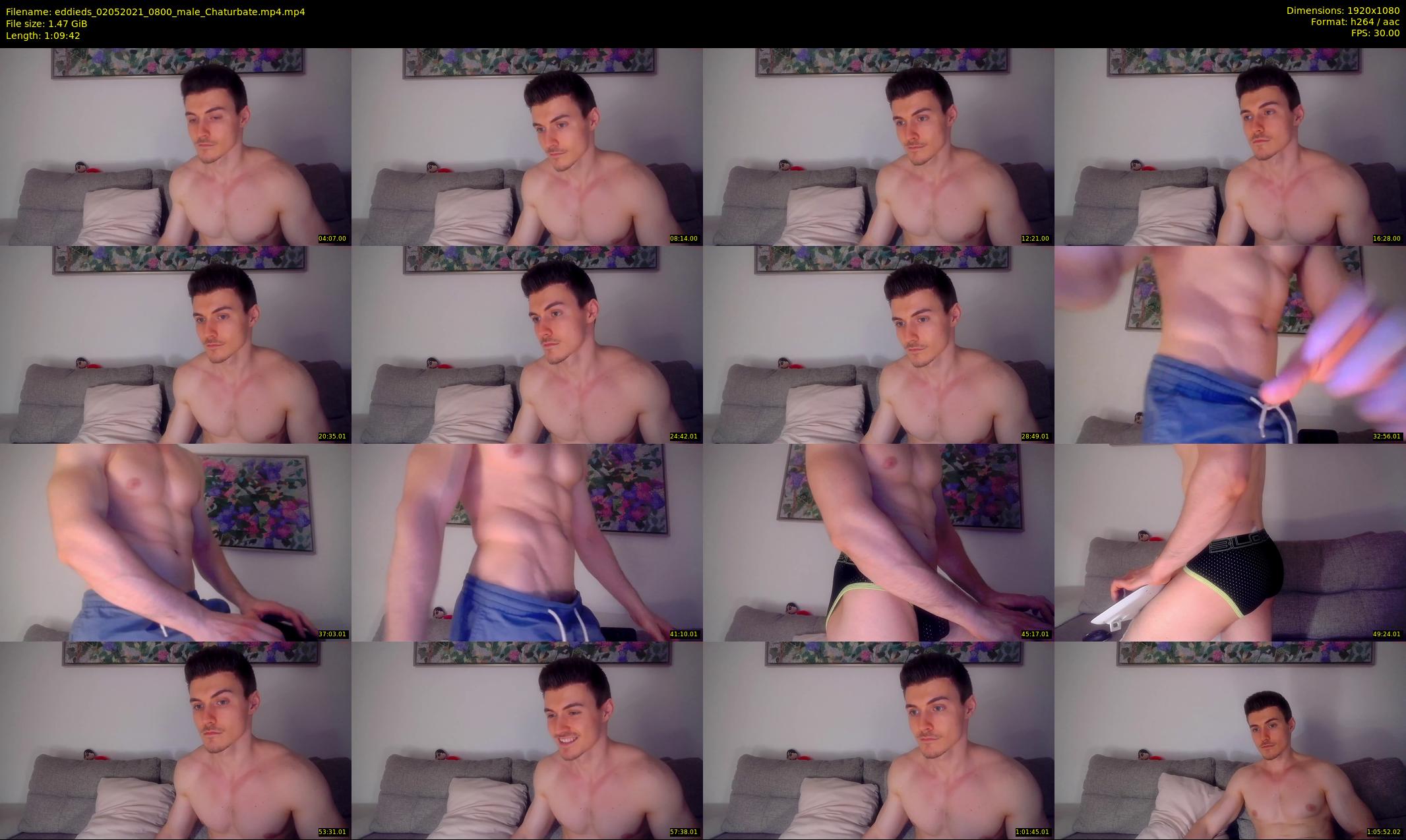 eddieds — 70 minute Chaturbate male cam show recording, 1080p, May 2, 2021