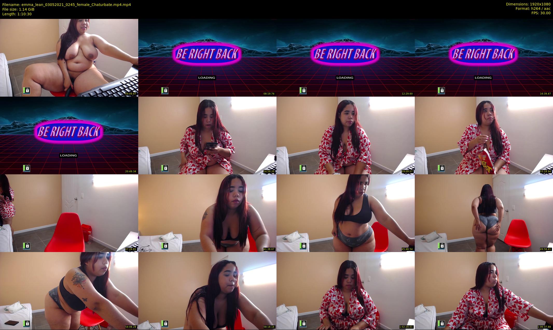 emma_lean — 71 minute Chaturbate female cam show recording, 1080p, May 3, 2021