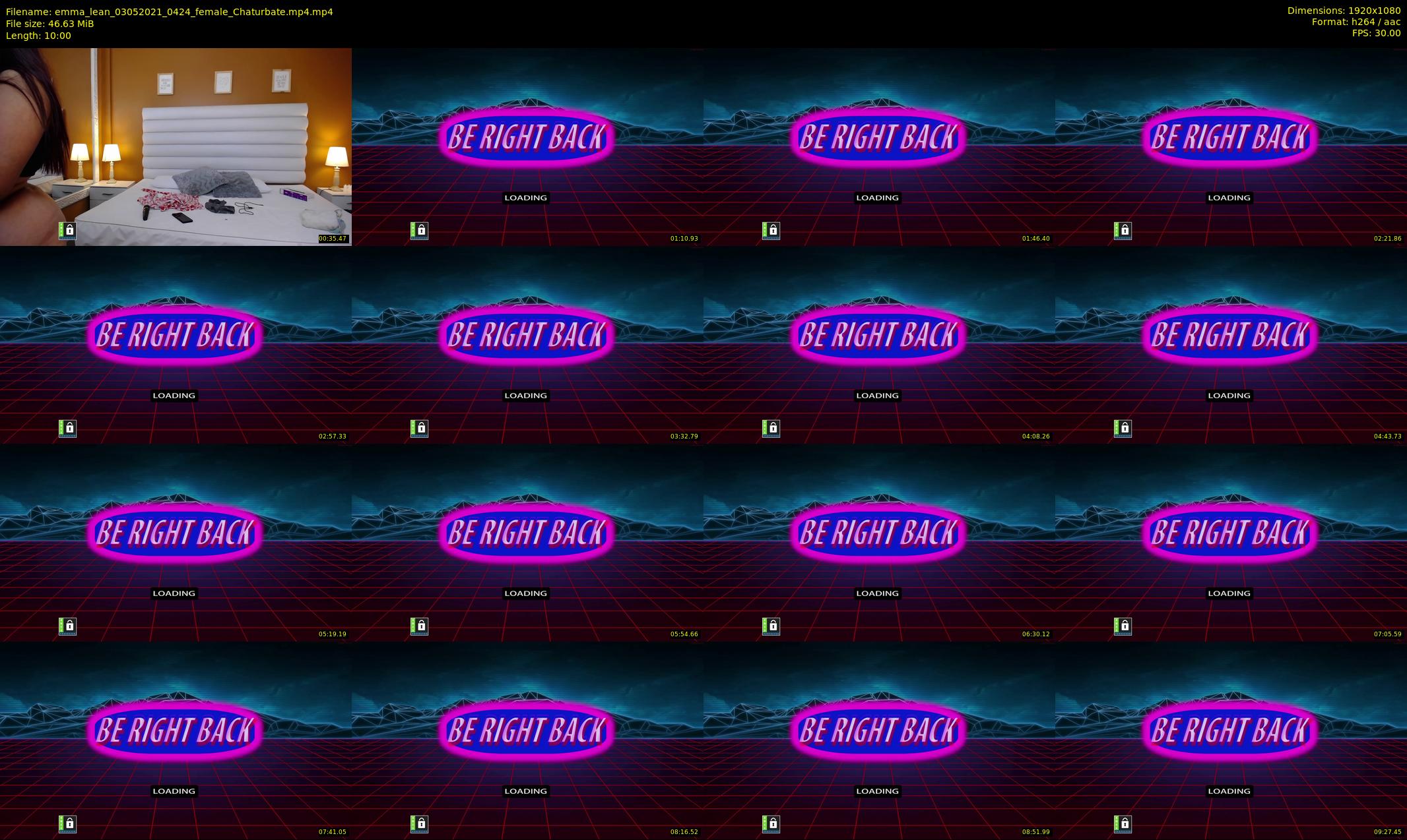 emma_lean — 10 minute Chaturbate female cam show recording, 1080p, May 3, 2021