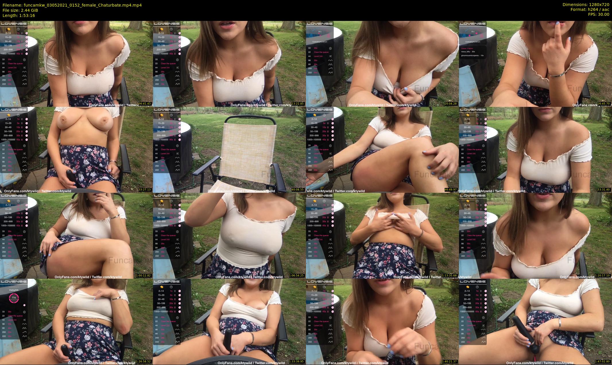 funcamkw — 114 minute Chaturbate female cam show recording, 720p, May 3, 2021