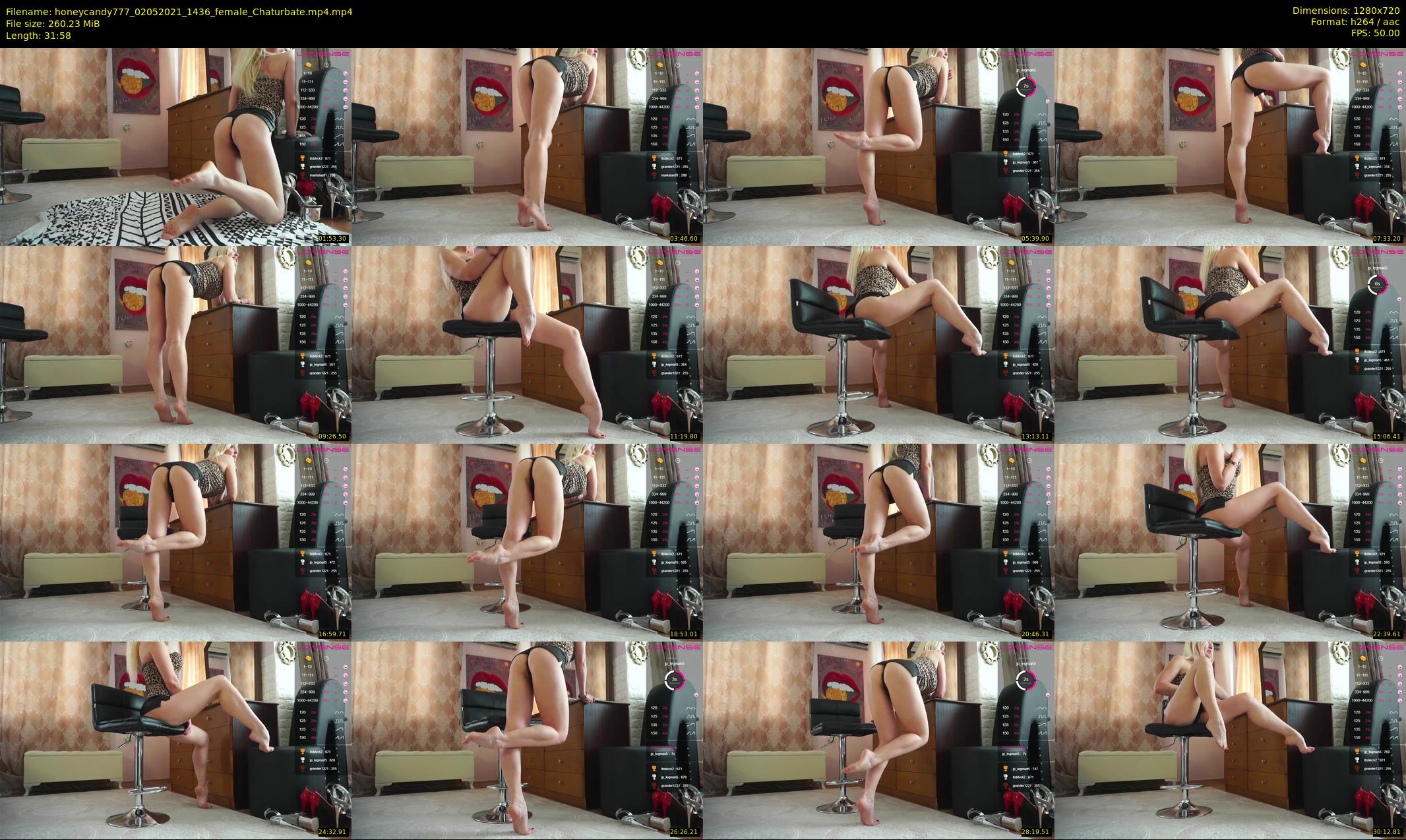 honeycandy777 — 32 minute Chaturbate couple cam show recording, 720p, May 2, 2021