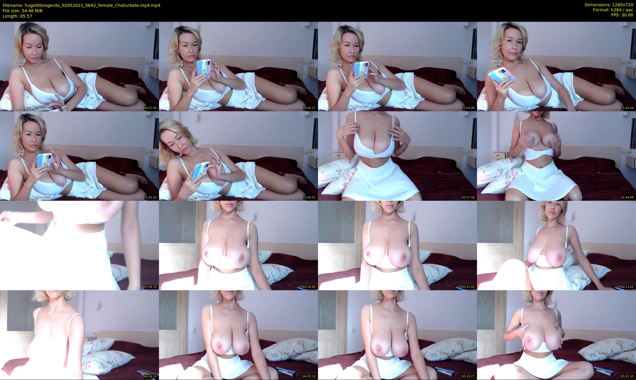 hugetittiesgerda — 6 minute Chaturbate female cam show recording, 720p, May 2, 2021