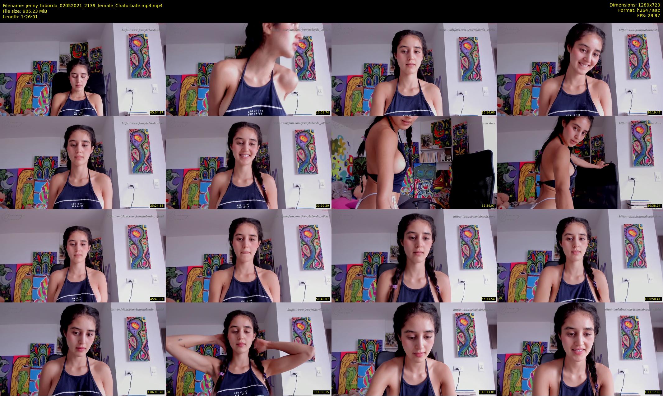 jenny_taborda — 87 minute Chaturbate female cam show recording, 720p, May 2, 2021