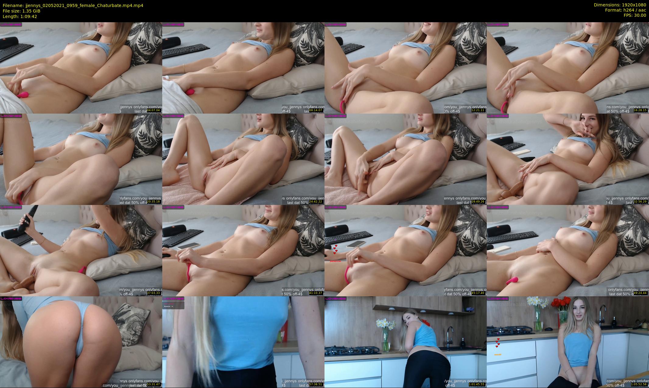 jjennys — 70 minute Chaturbate female cam show recording, 1080p, May 2, 2021