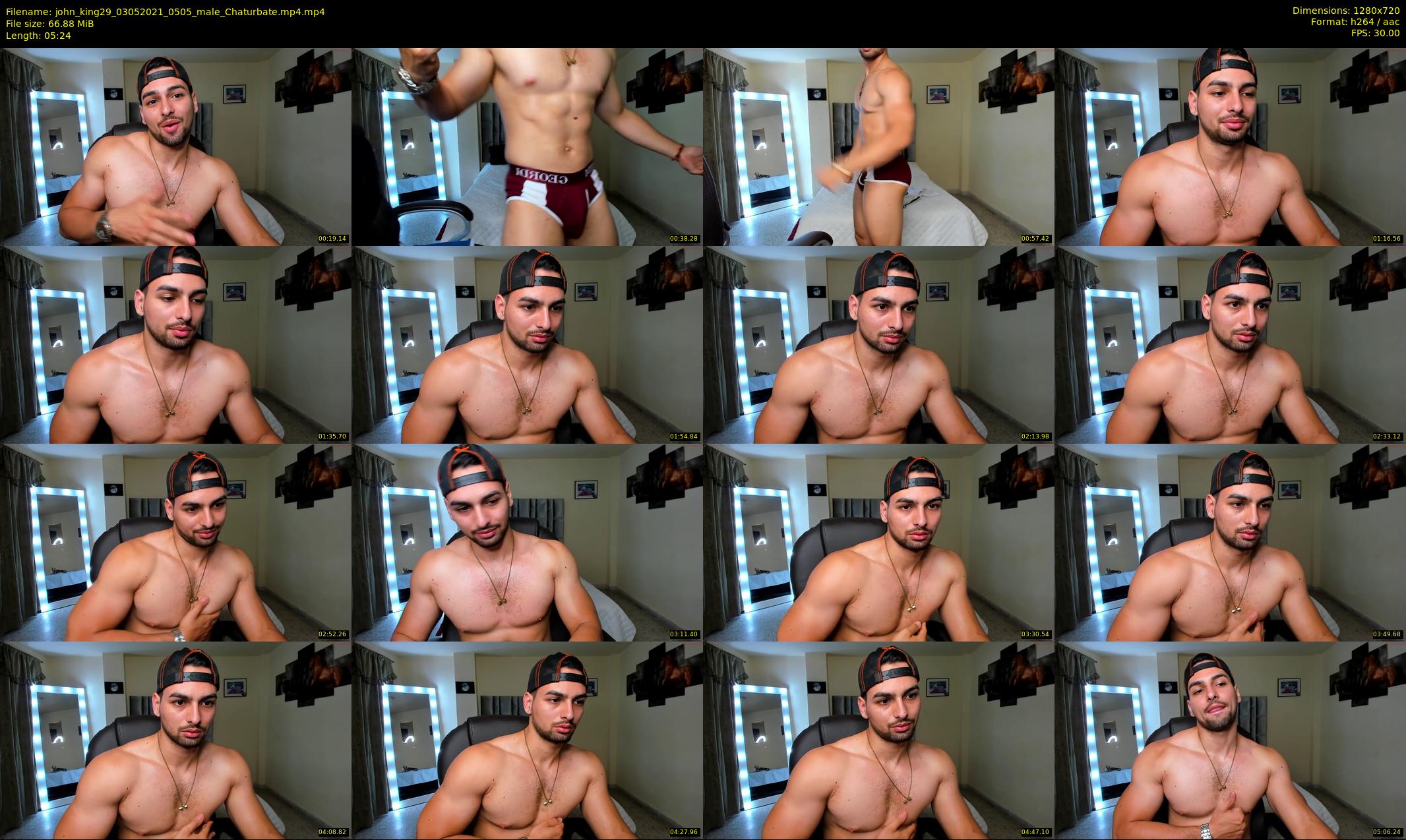john_king29 — 6 minute Chaturbate male cam show recording, 720p, May 3, 2021