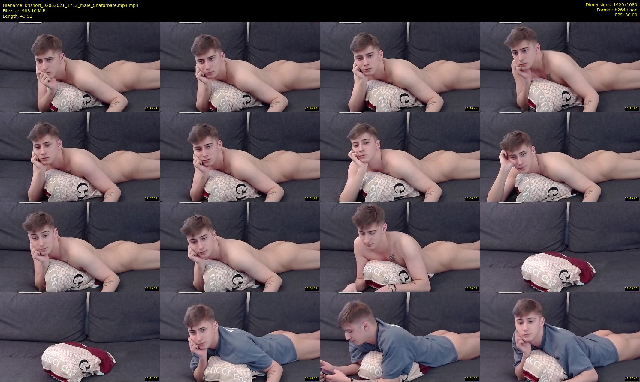 krishort — 44 minute Chaturbate male cam show recording, 1080p, May 2, 2021