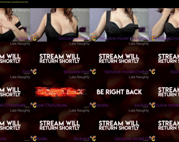 lalanaughty1 — 28 minute Chaturbate female cam show recording, 720p, May 2, 2021