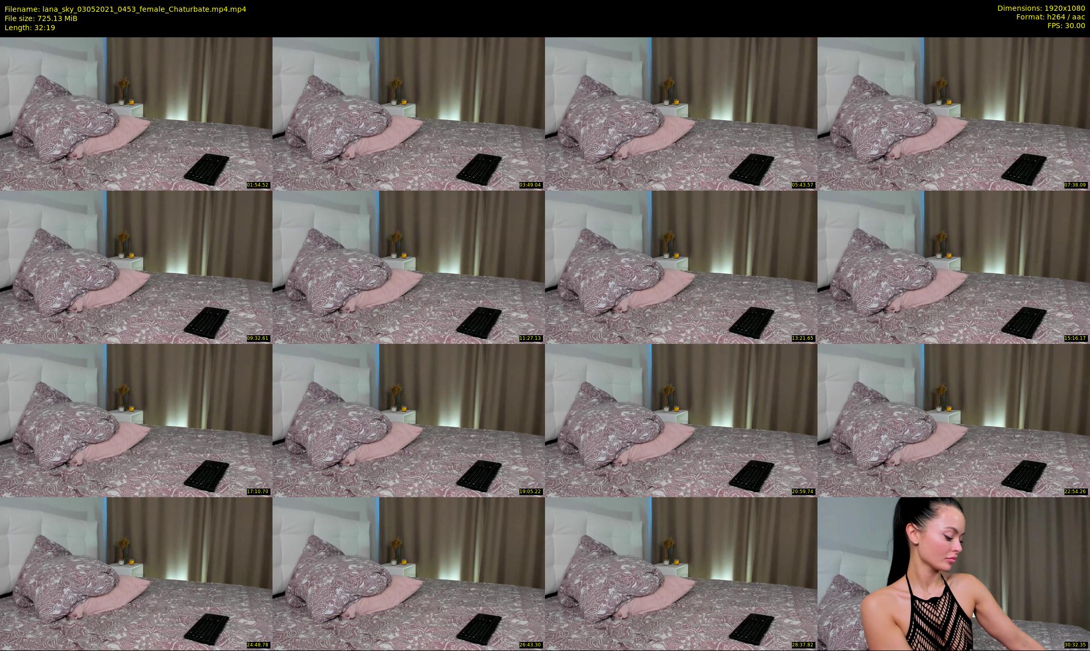 lana_sky — 33 minute Chaturbate female cam show recording, 1080p, May 3, 2021