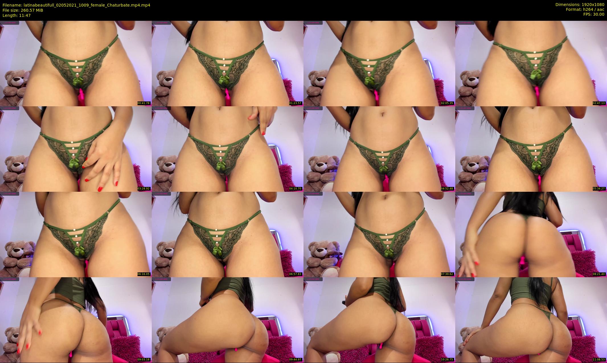 latinabeautifull — 12 minute Chaturbate female cam show recording, 1080p, May 2, 2021