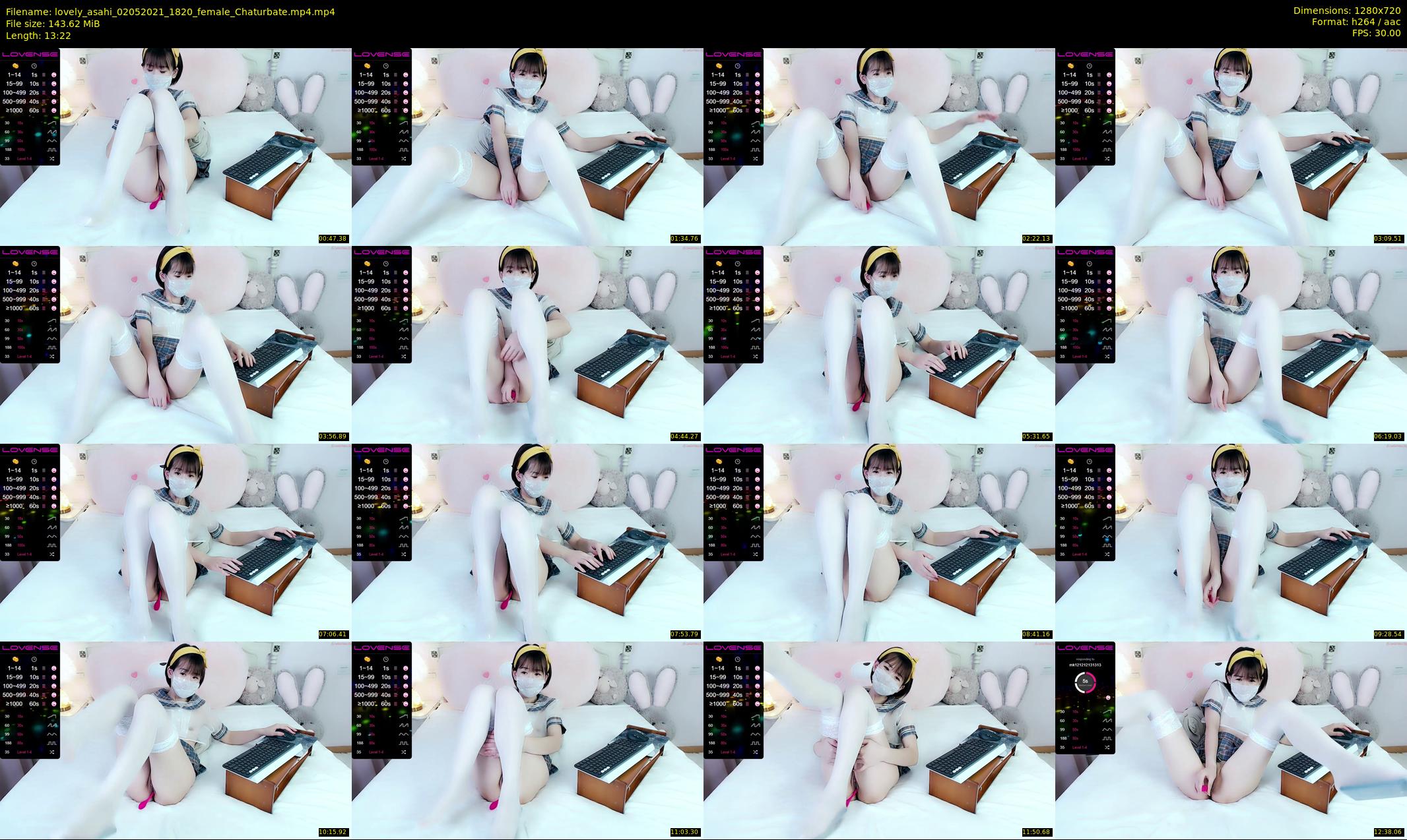 lovely_asahi — 14 minute Chaturbate female cam show recording, 720p, May 2, 2021