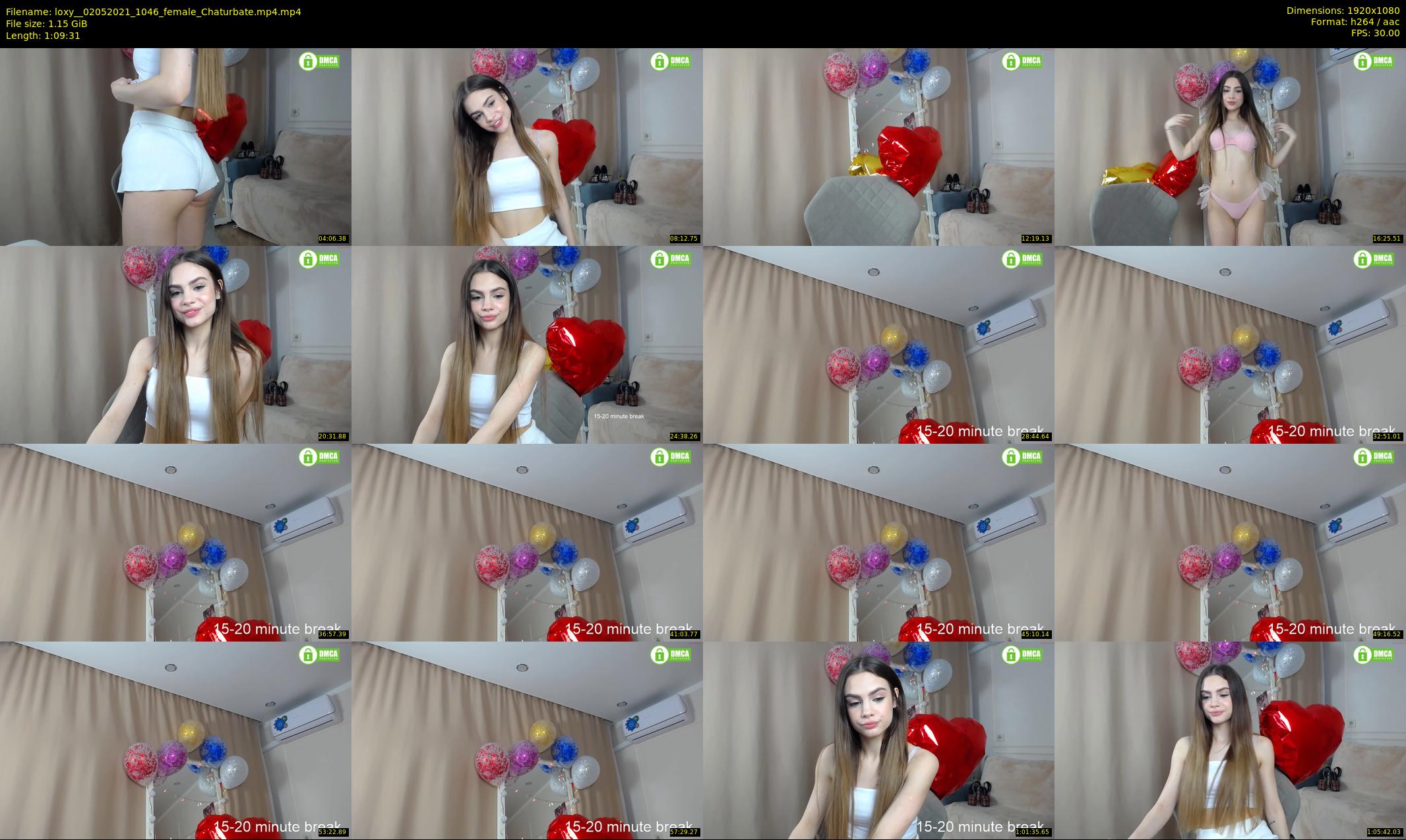 loxy_ — 70 minute Chaturbate female cam show recording, 1080p, May 2, 2021