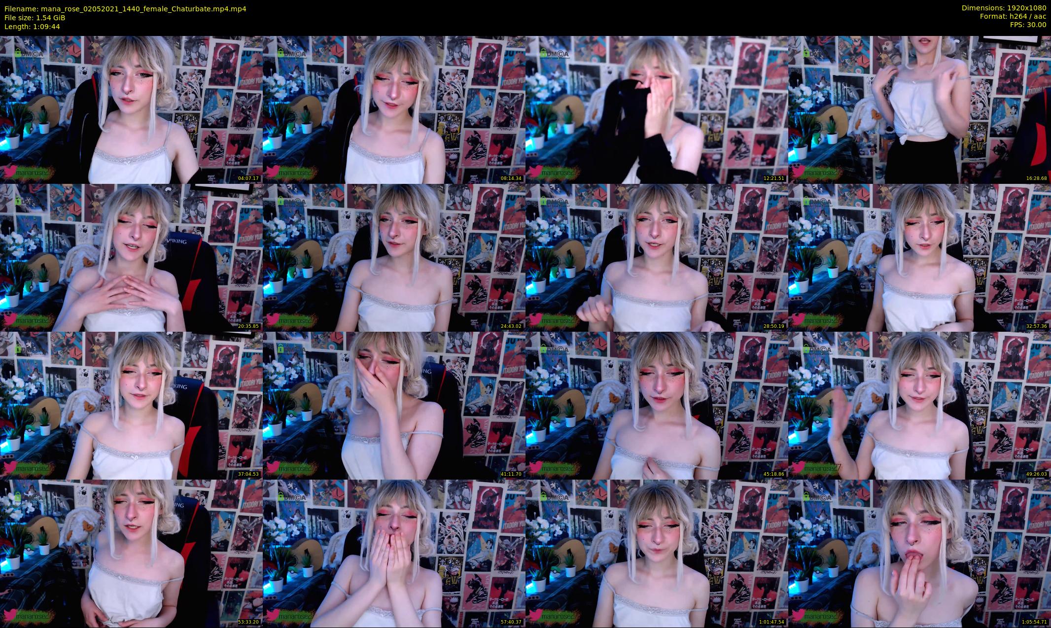 mana_rose — 70 minute Chaturbate female cam show recording, 1080p, May 2, 2021