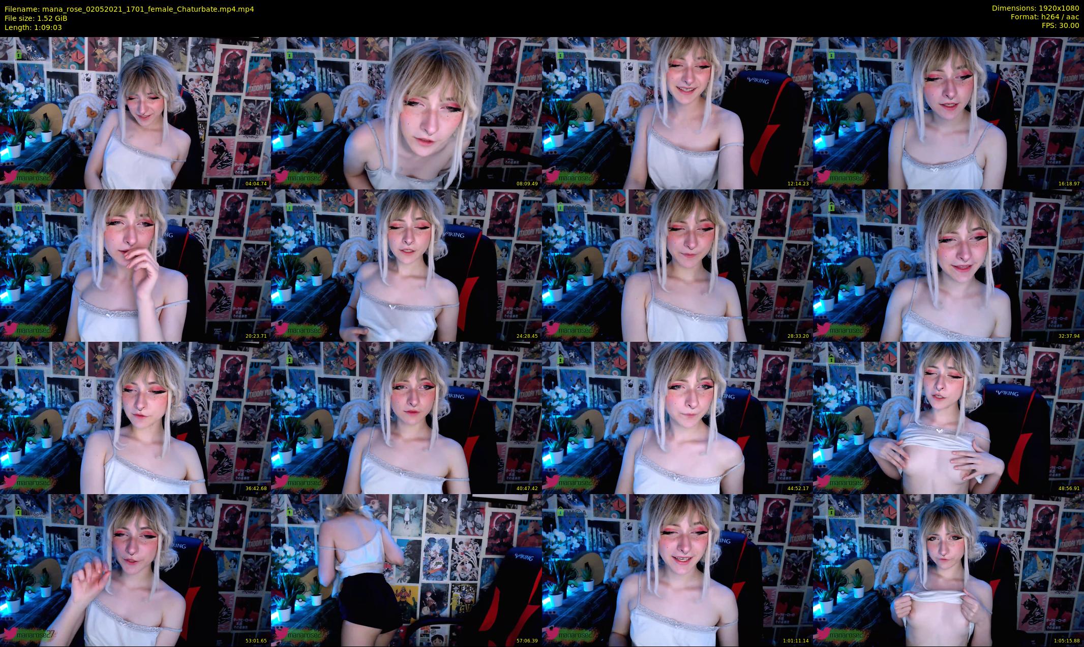 mana_rose — 70 minute Chaturbate female cam show recording, 1080p, May 2, 2021