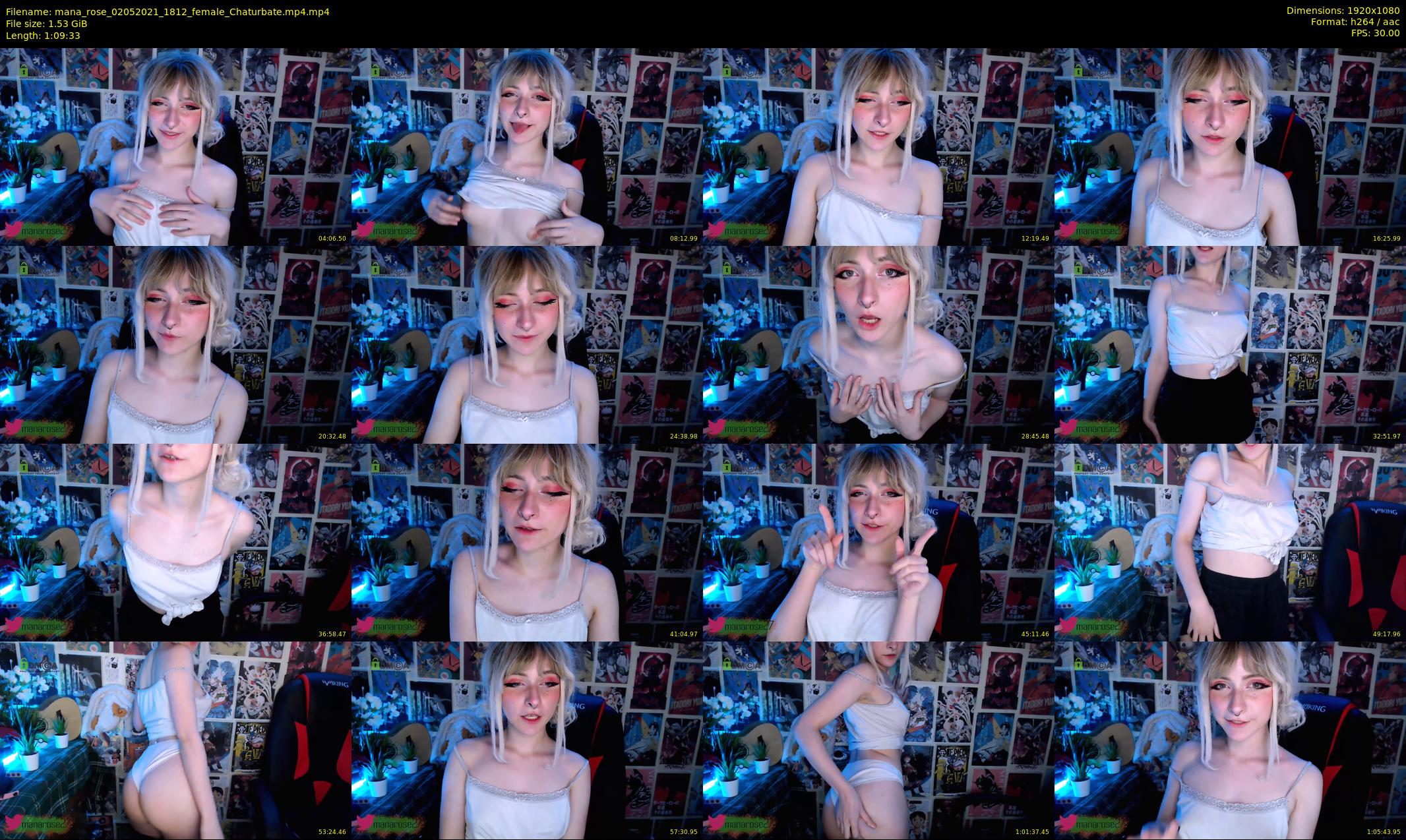 mana_rose — 70 minute Chaturbate female cam show recording, 1080p, May 2, 2021