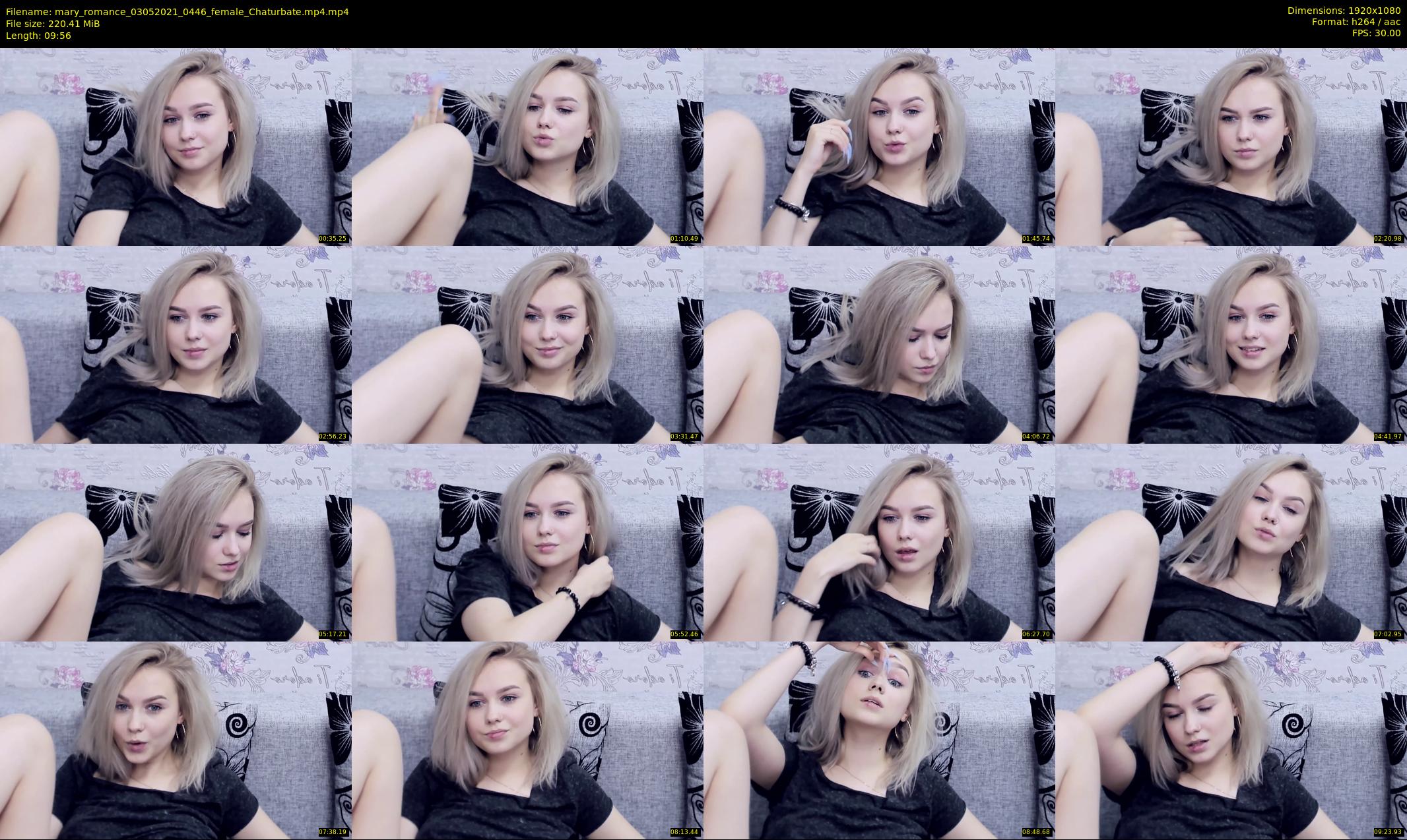 mary_romance — 10 minute Chaturbate female cam show recording, 1080p, May 3, 2021