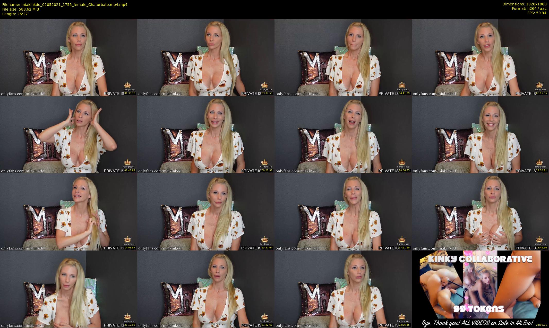 miakinkdd — 27 minute Chaturbate female cam show recording, 1080p, May 2, 2021