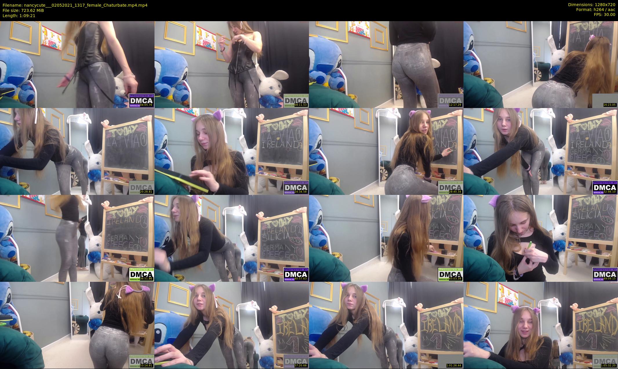 nancycute__ — 70 minute Chaturbate female cam show recording, 720p, May 2, 2021