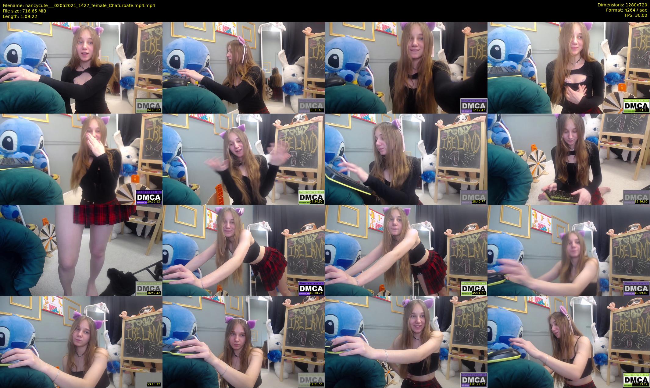 nancycute__ — 70 minute Chaturbate female cam show recording, 720p, May 2, 2021
