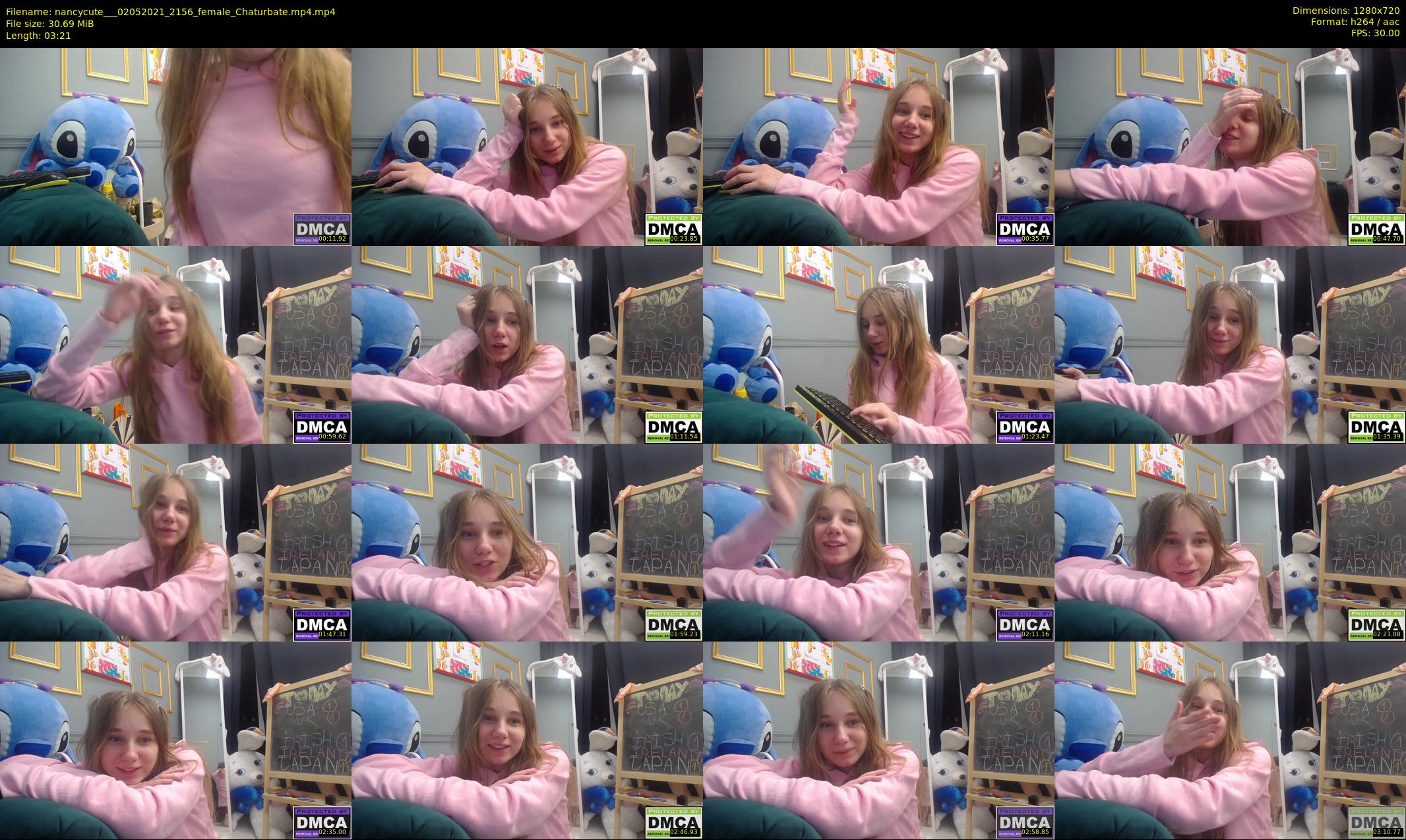 nancycute__ — 4 minute Chaturbate female cam show recording, 720p, May 2, 2021