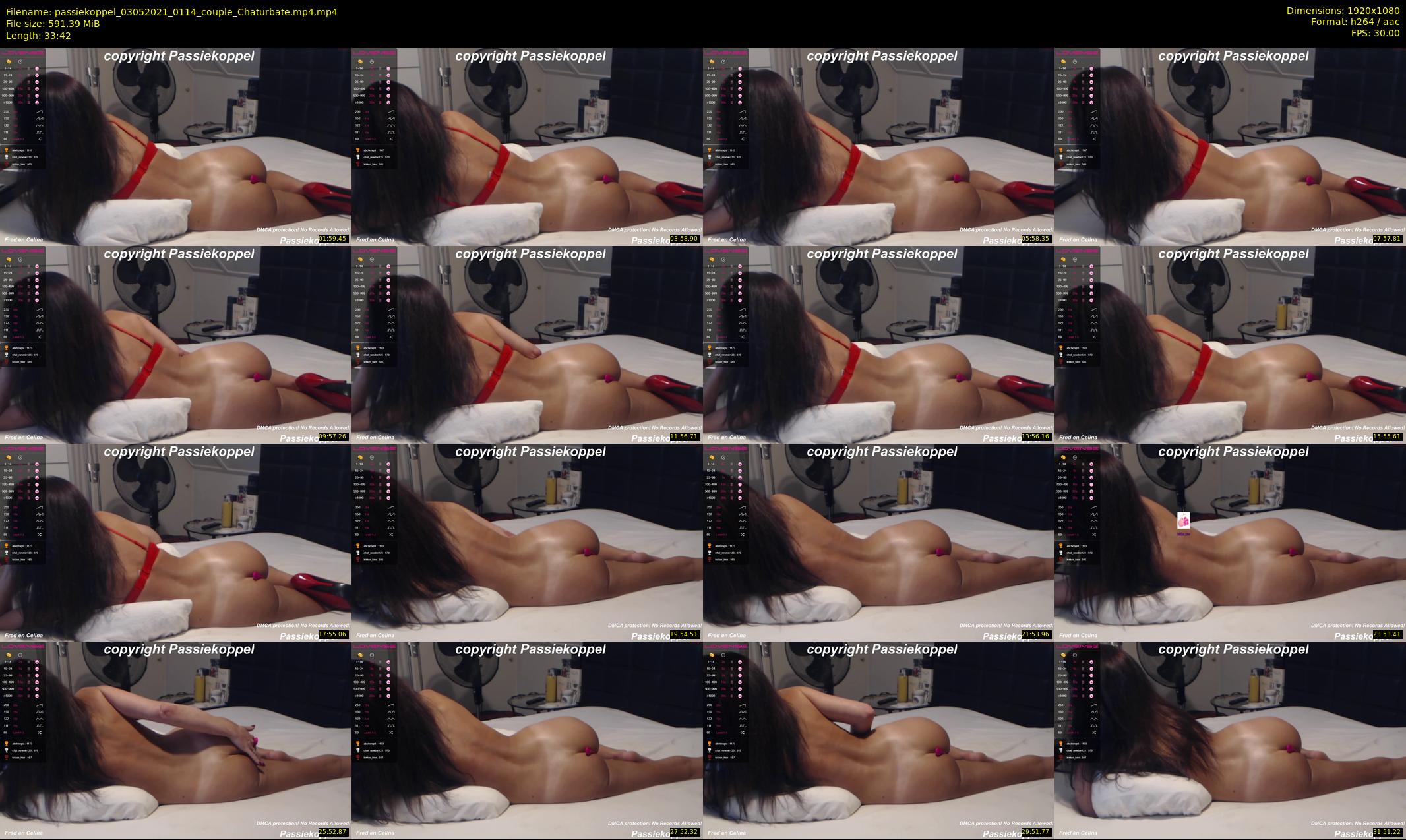 passiekoppel — 34 minute Chaturbate couple cam show recording, 1080p, May 3, 2021