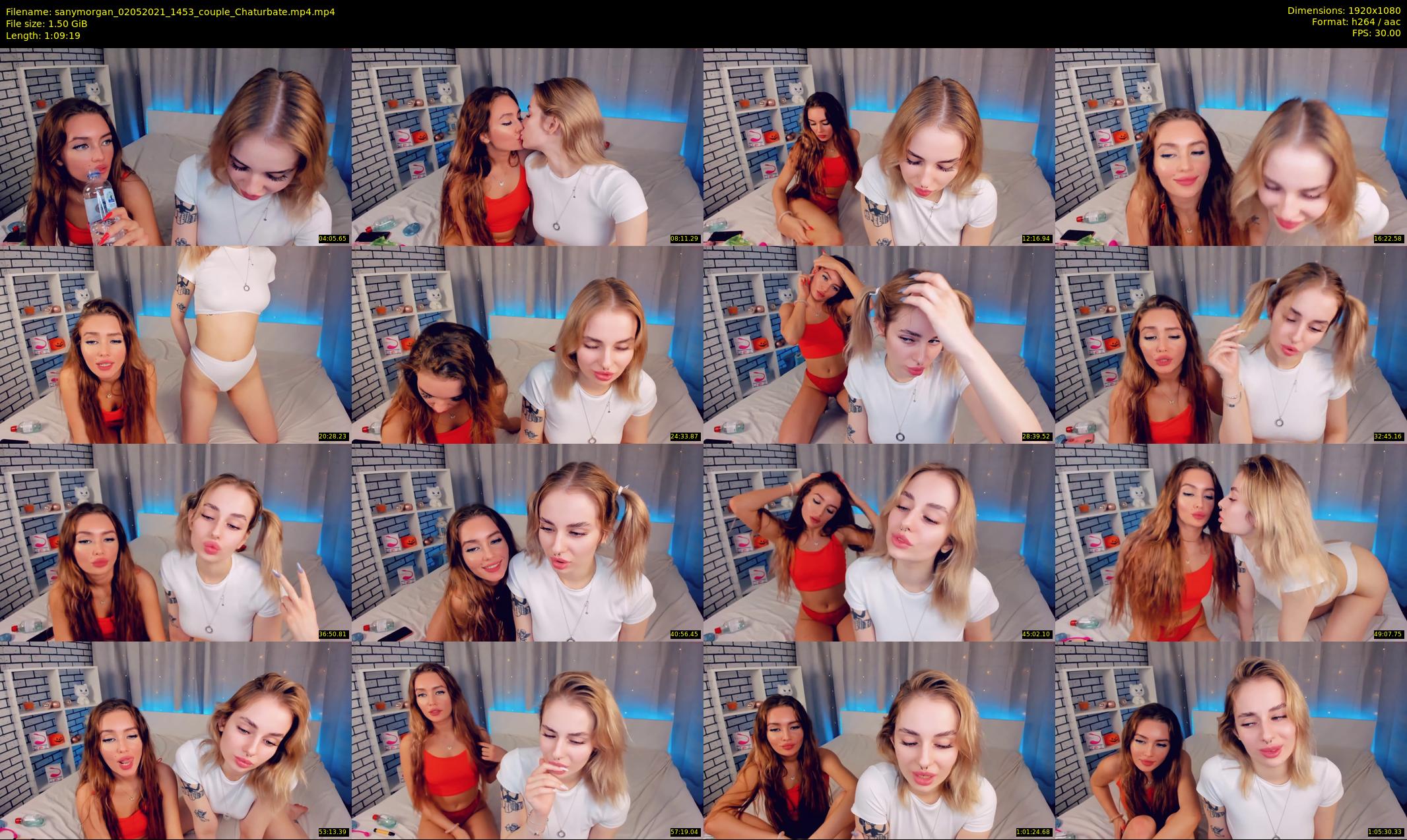sanymorgan — 70 minute Chaturbate couple cam show recording, 1080p, May 2, 2021