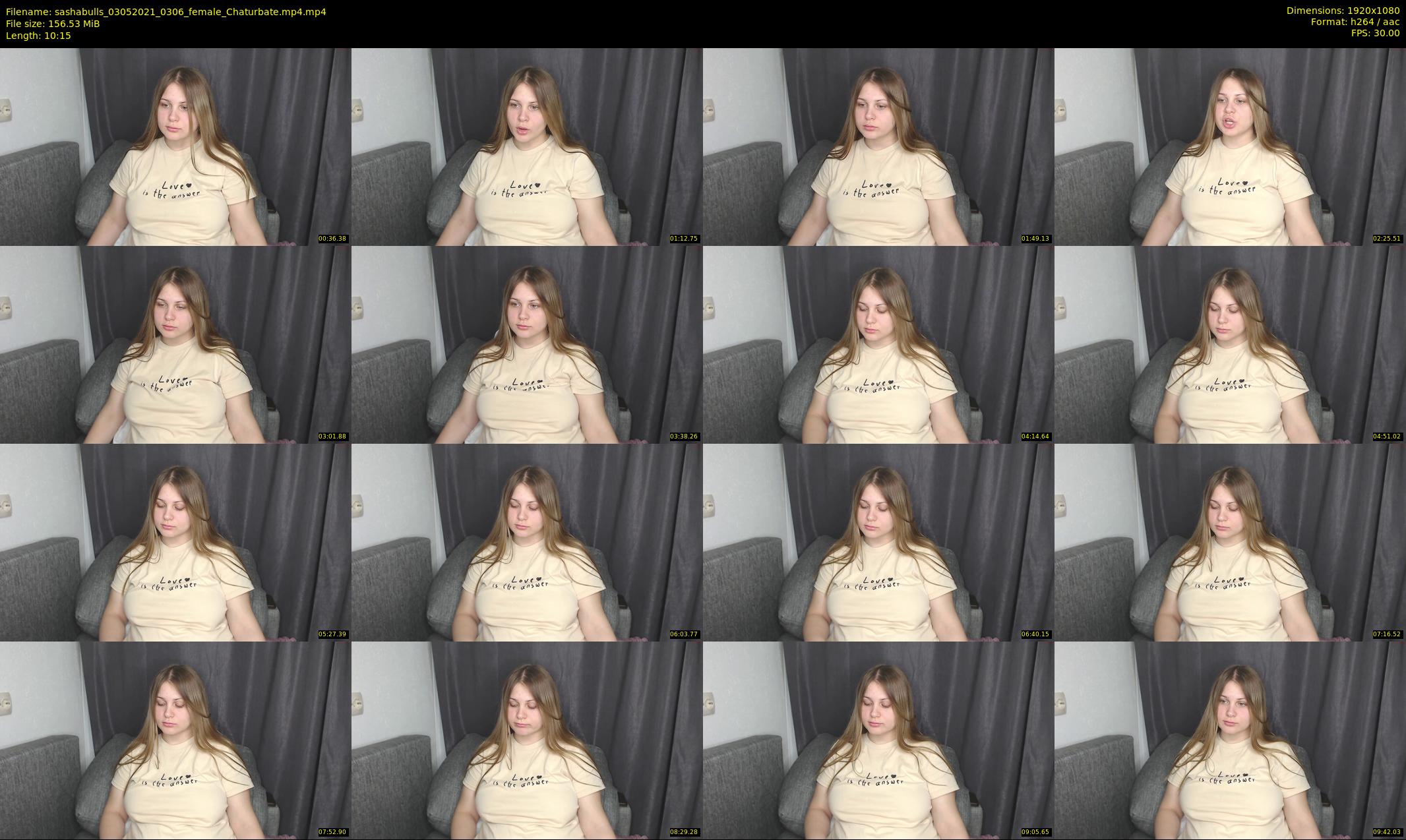 sashabulls — 11 minute Chaturbate couple cam show recording, 1080p, May 3, 2021