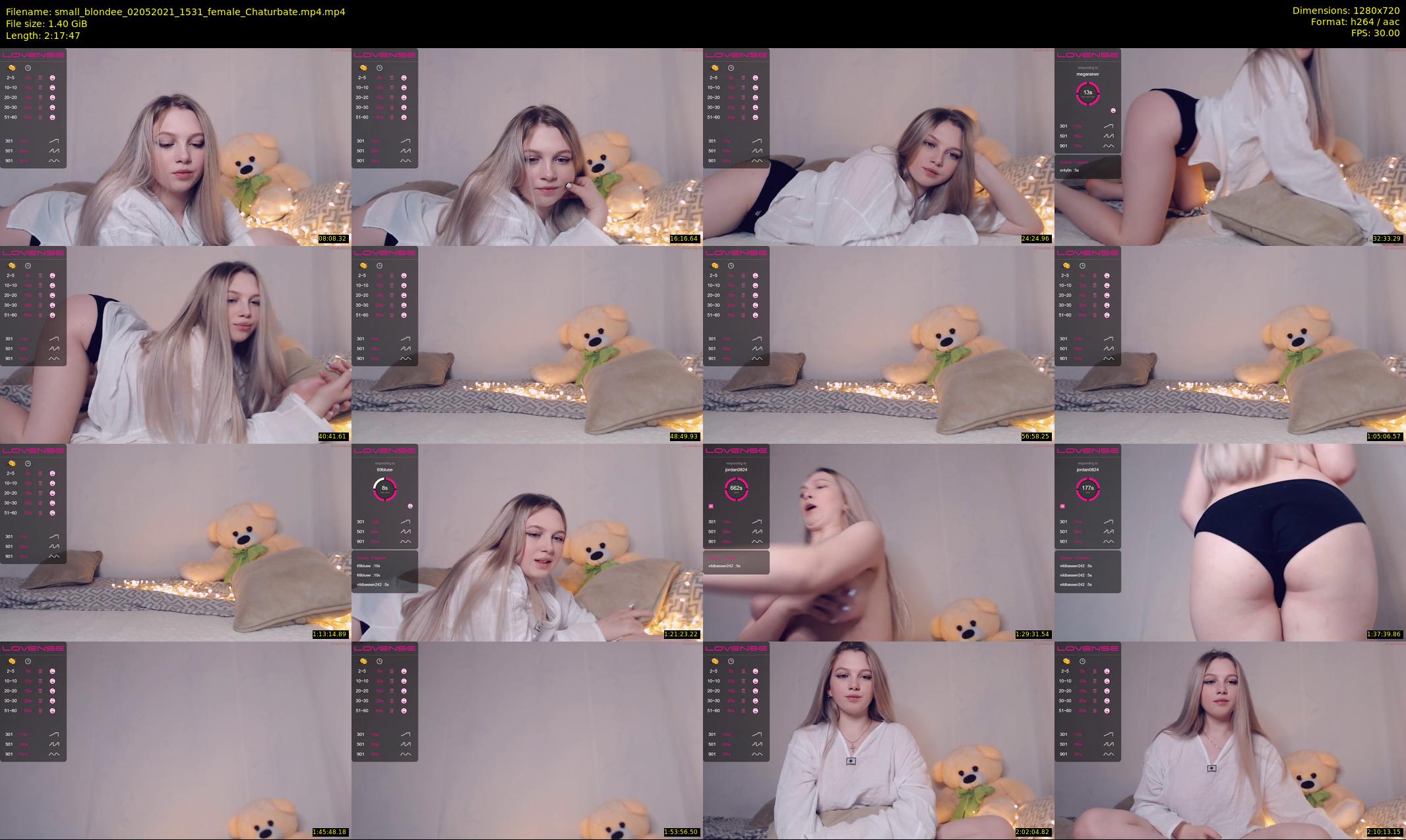 small_blondee — 138 minute Chaturbate female cam show recording, 720p, May 2, 2021