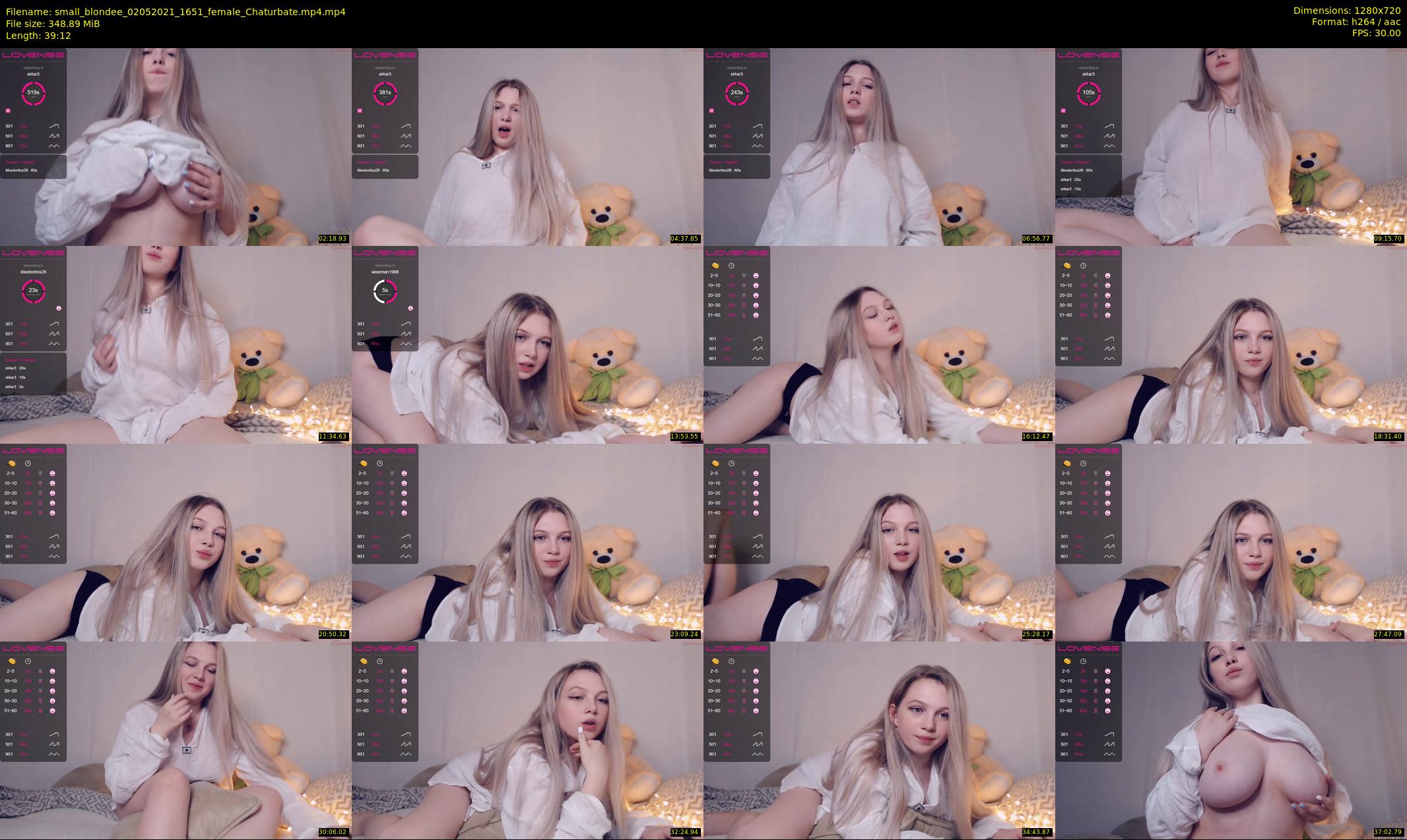 small_blondee — 40 minute Chaturbate female cam show recording, 720p, May 2, 2021