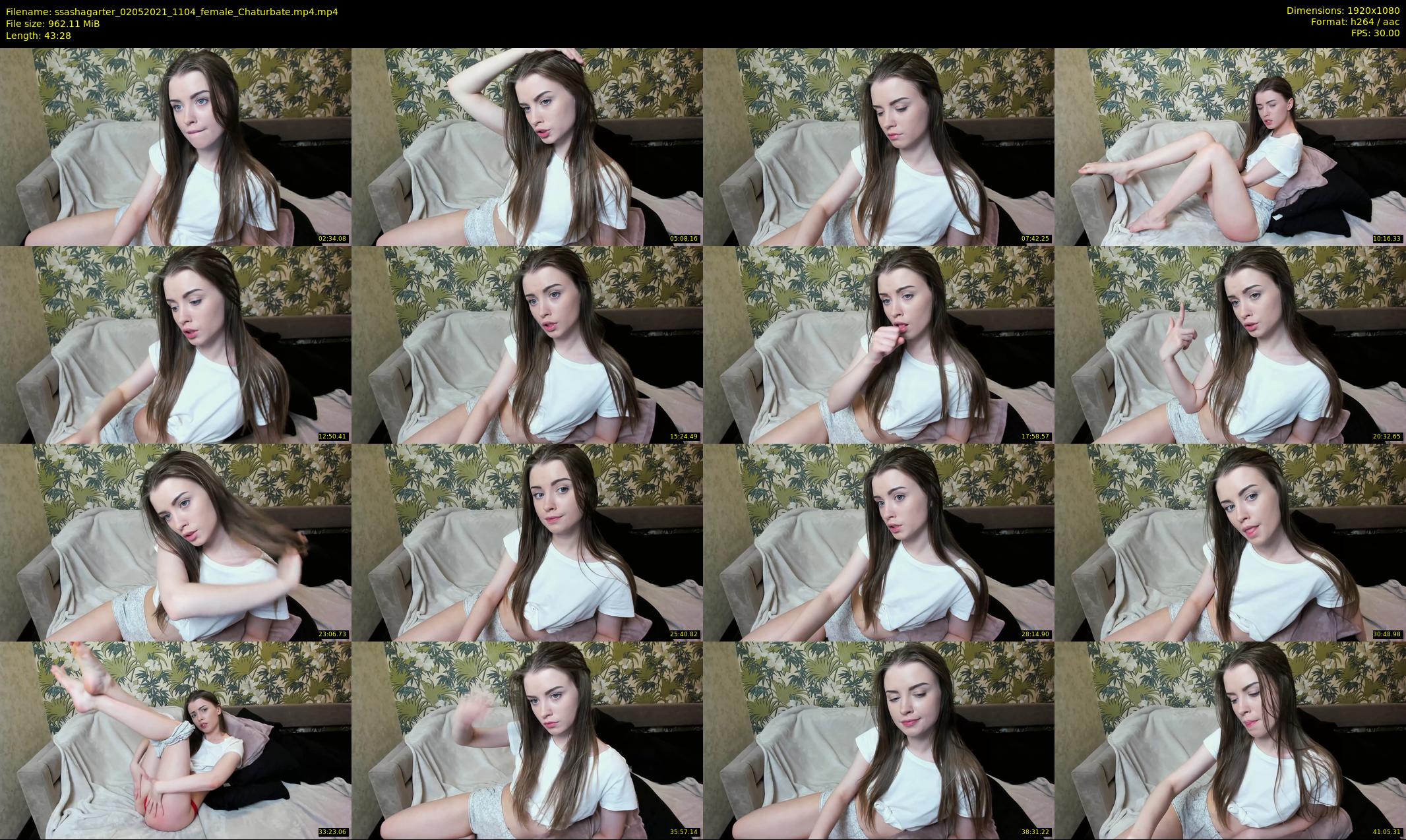 ssashagarter — 44 minute Chaturbate female cam show recording, 1080p, May 2, 2021