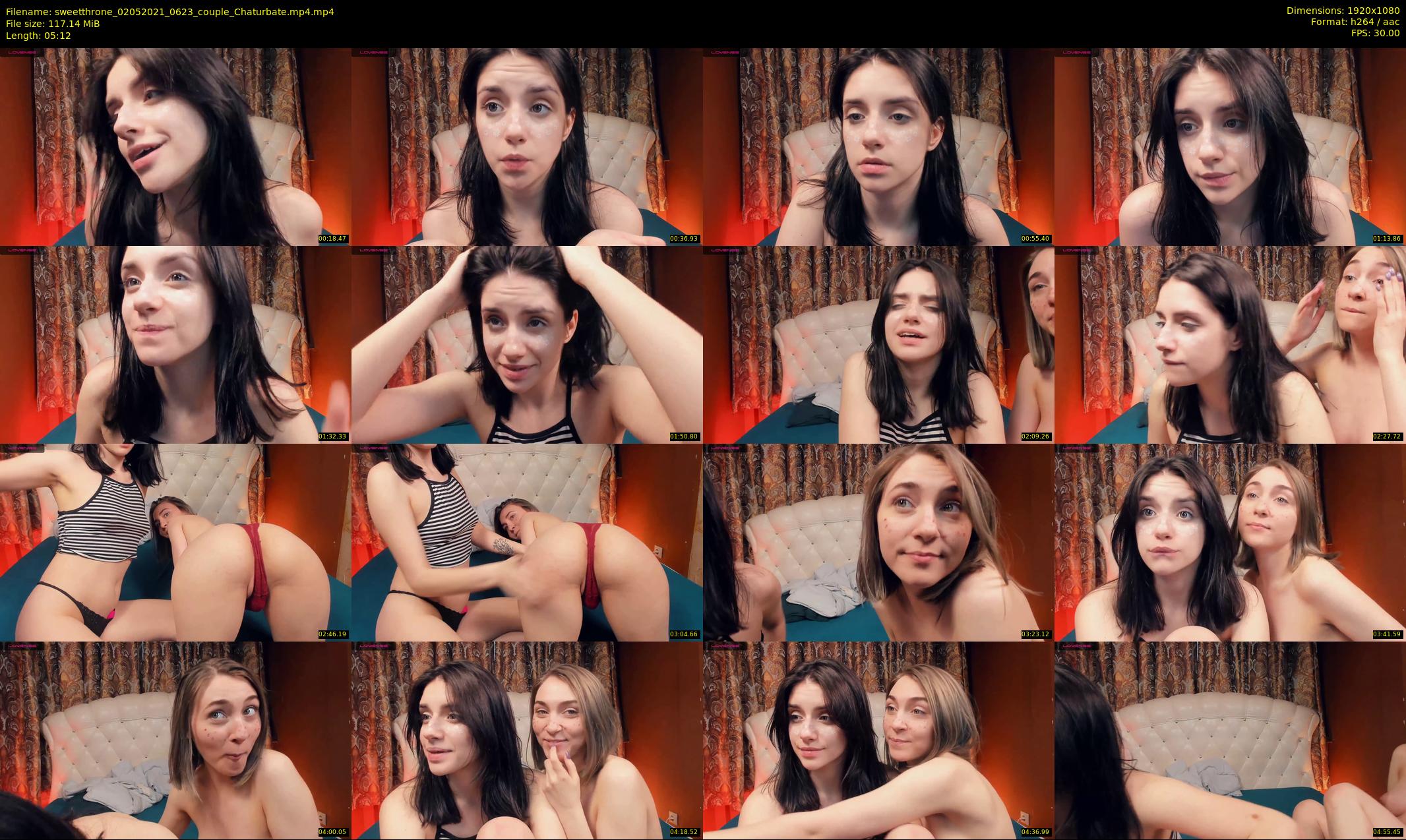 sweetthrone — 6 minute Chaturbate couple cam show recording, 1080p, May 2, 2021