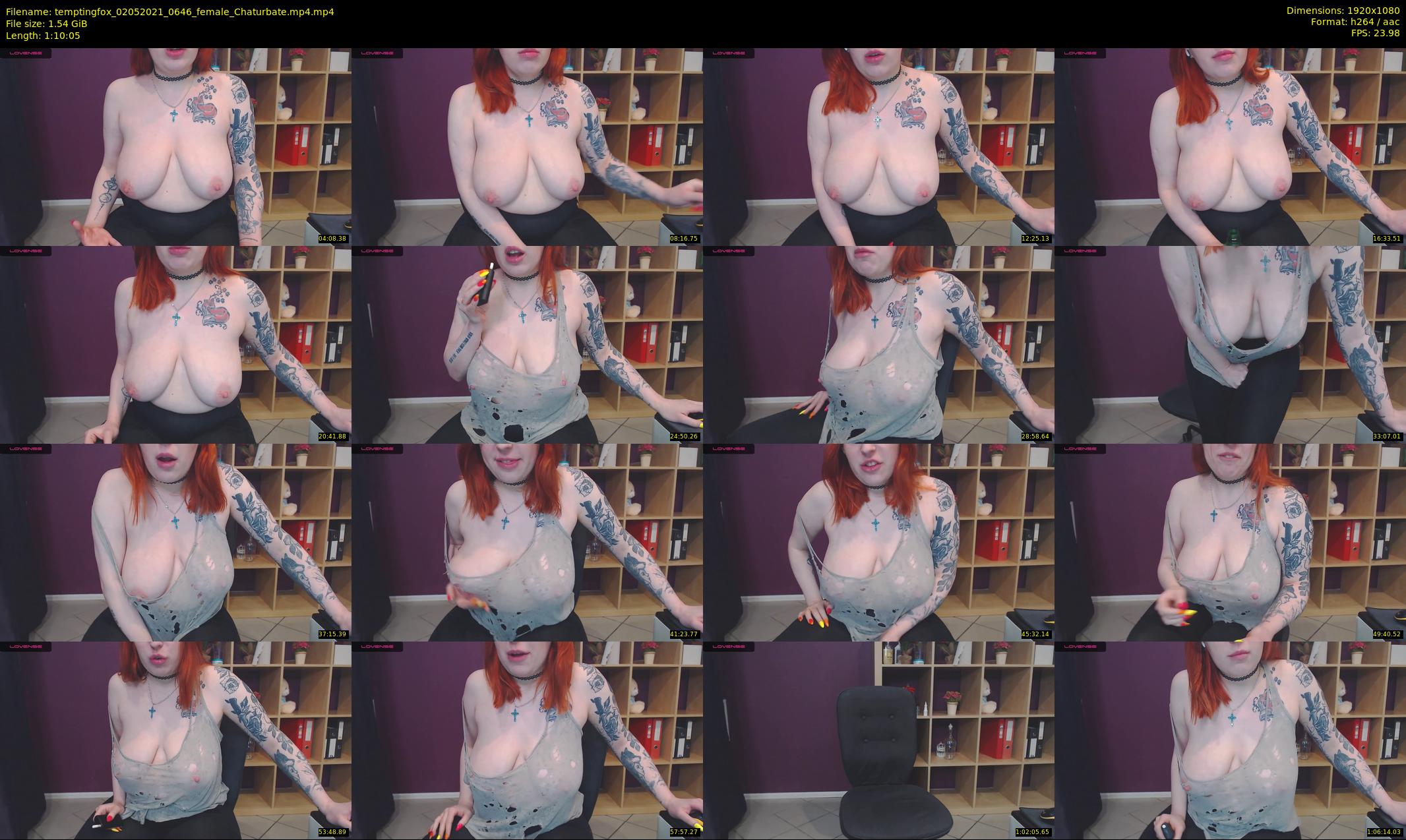 temptingfox — 71 minute Chaturbate female cam show recording, 1080p, May 2, 2021