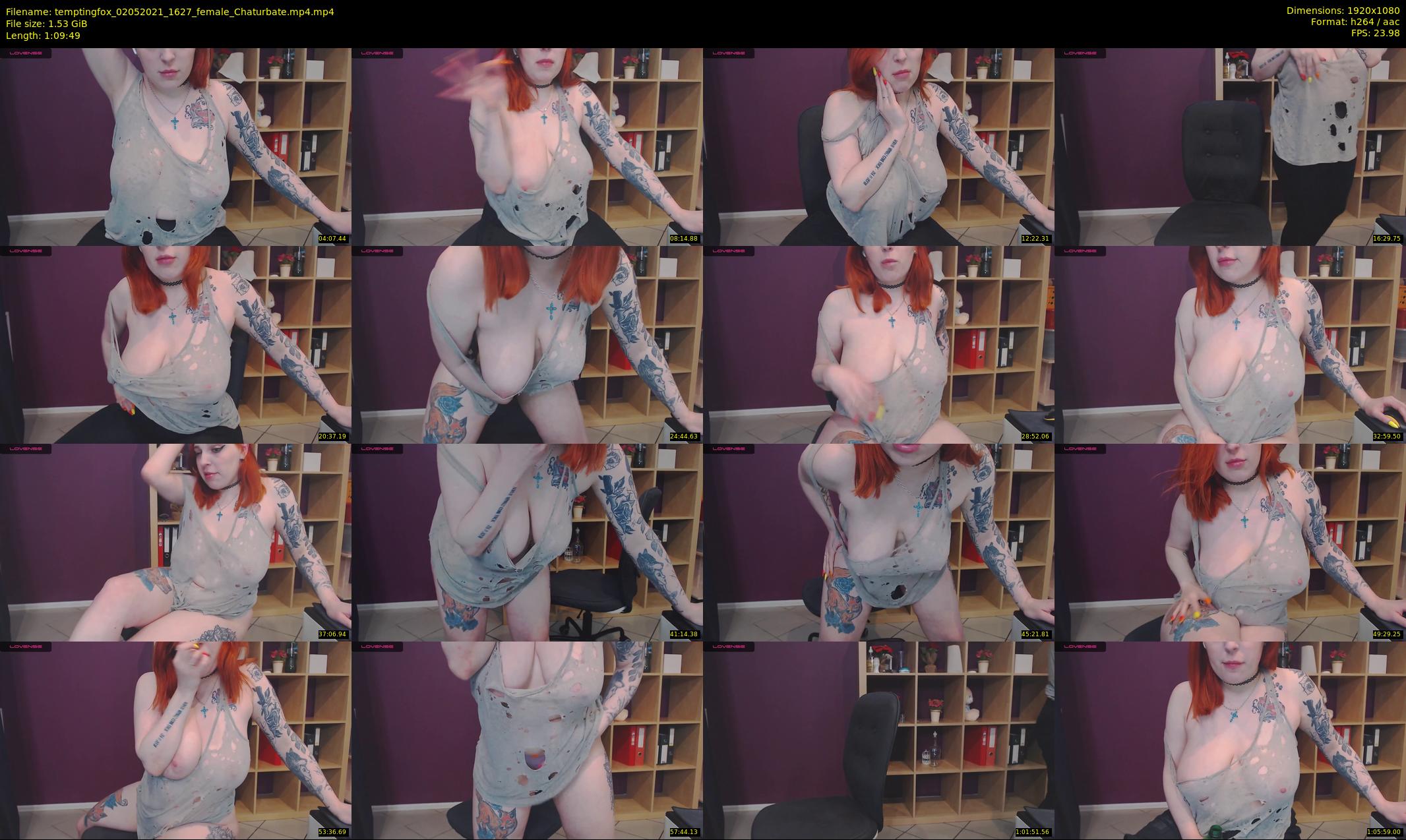 temptingfox — 70 minute Chaturbate female cam show recording, 1080p, May 2, 2021