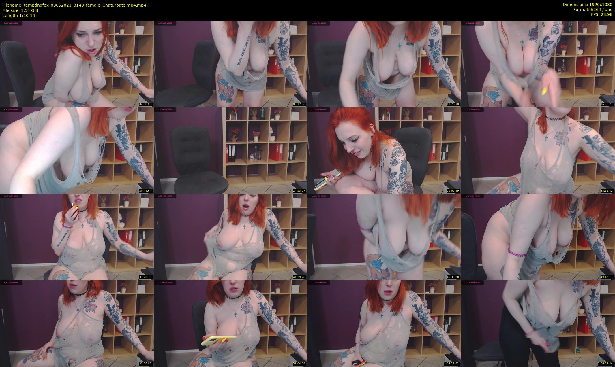 temptingfox — 71 minute Chaturbate female cam show recording, 1080p, May 3, 2021