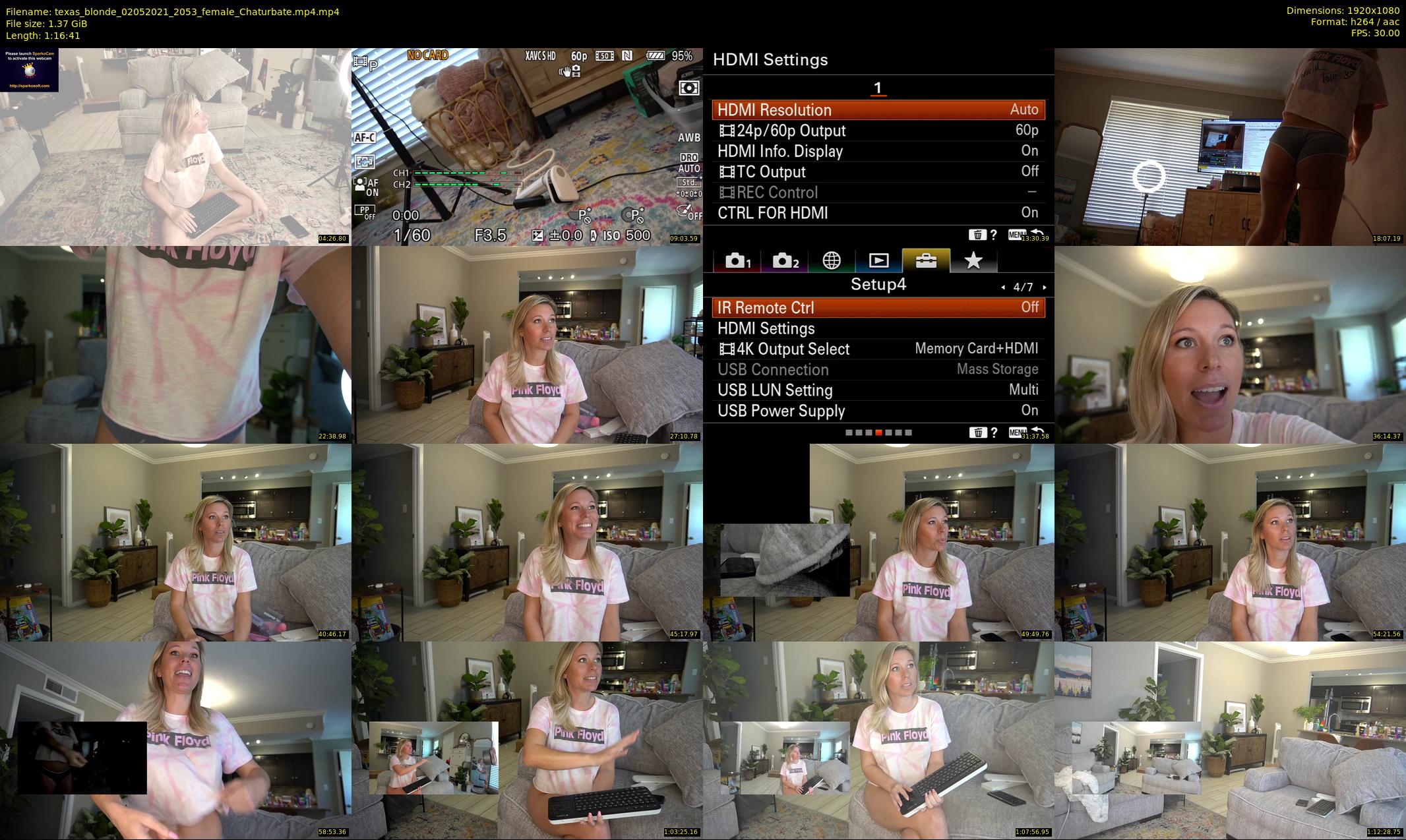 texas_blonde — 77 minute Chaturbate female cam show recording, 1080p, May 2, 2021