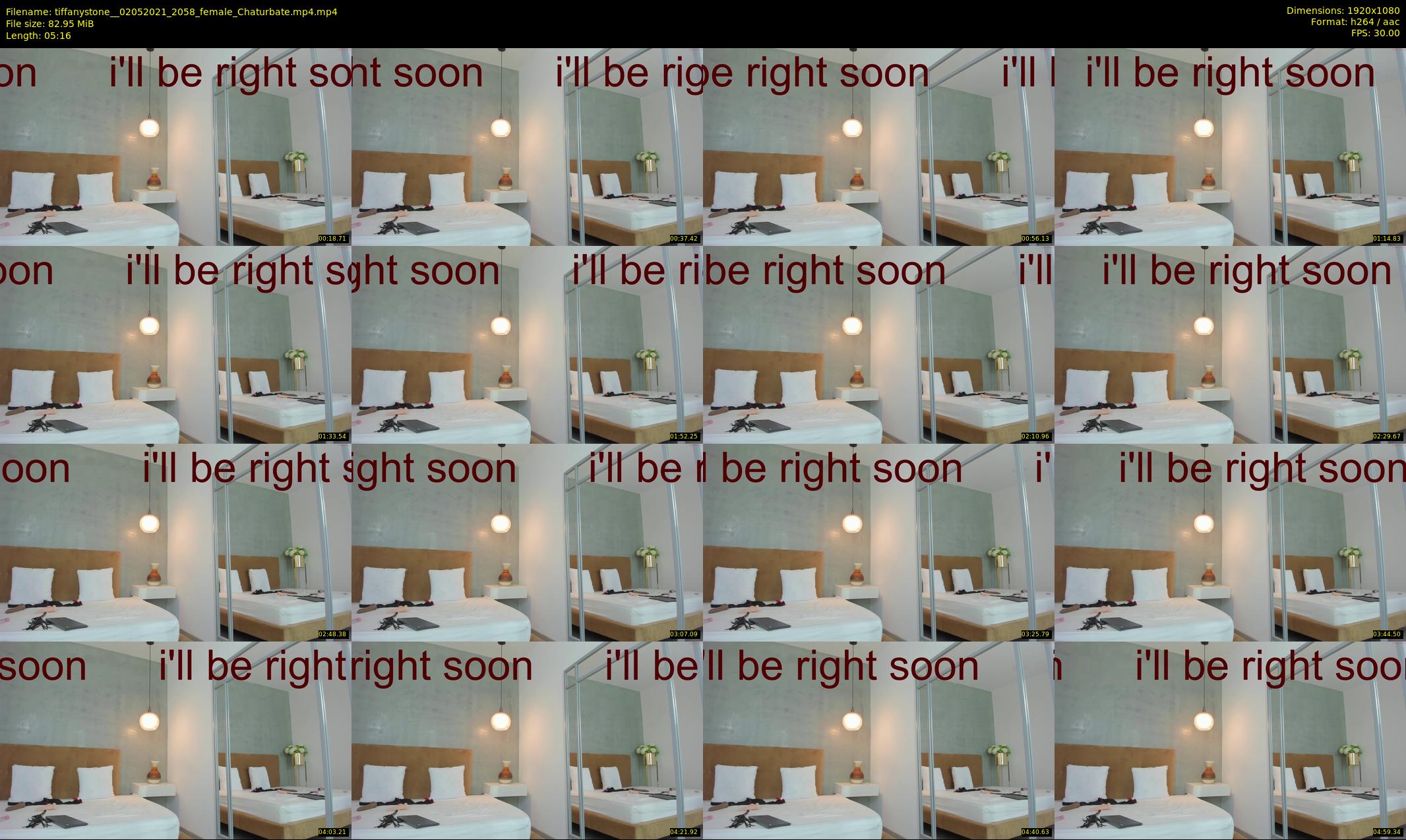 tiffanystone_ — 6 minute Chaturbate female cam show recording, 1080p, May 2, 2021