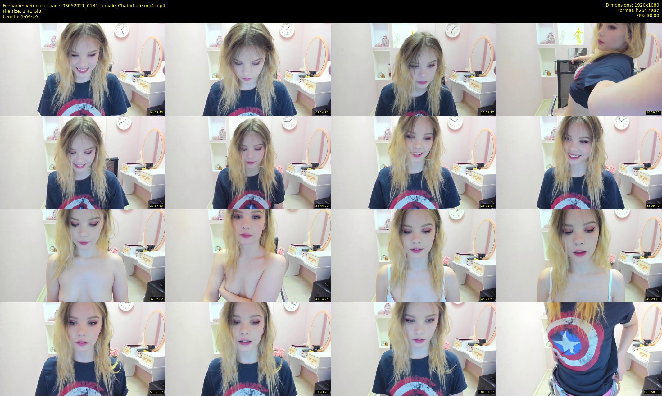 veronica_space — 70 minute Chaturbate female cam show recording, 1080p, May 3, 2021