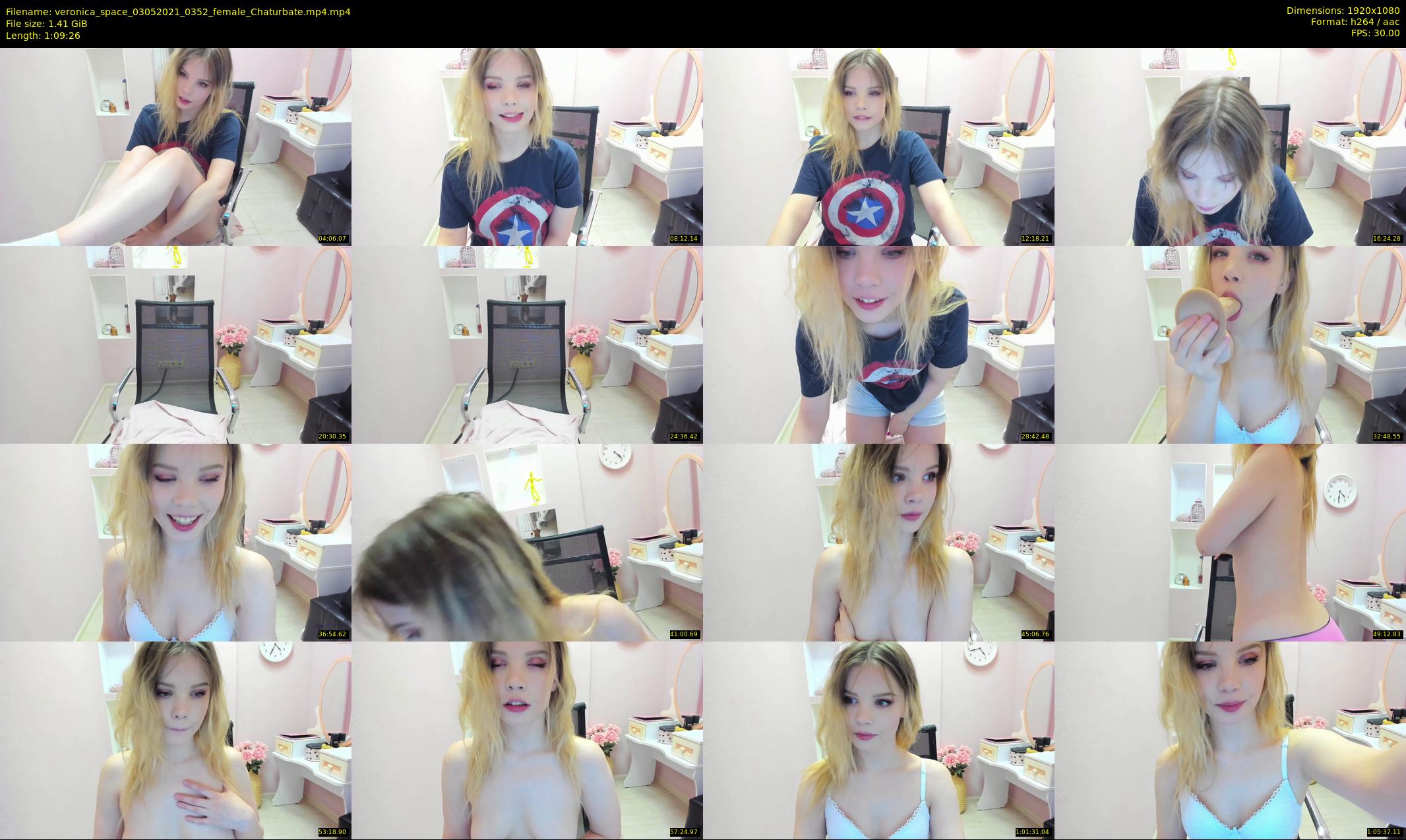 veronica_space — 70 minute Chaturbate female cam show recording, 1080p, May 3, 2021