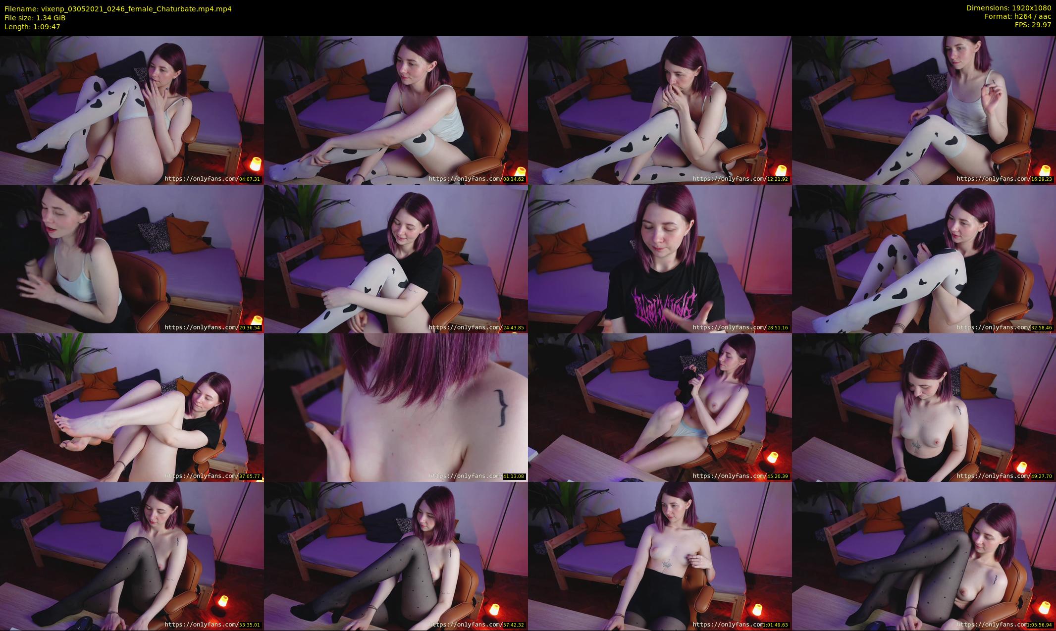 vixenp — 70 minute Chaturbate female cam show recording, 1080p, May 3, 2021