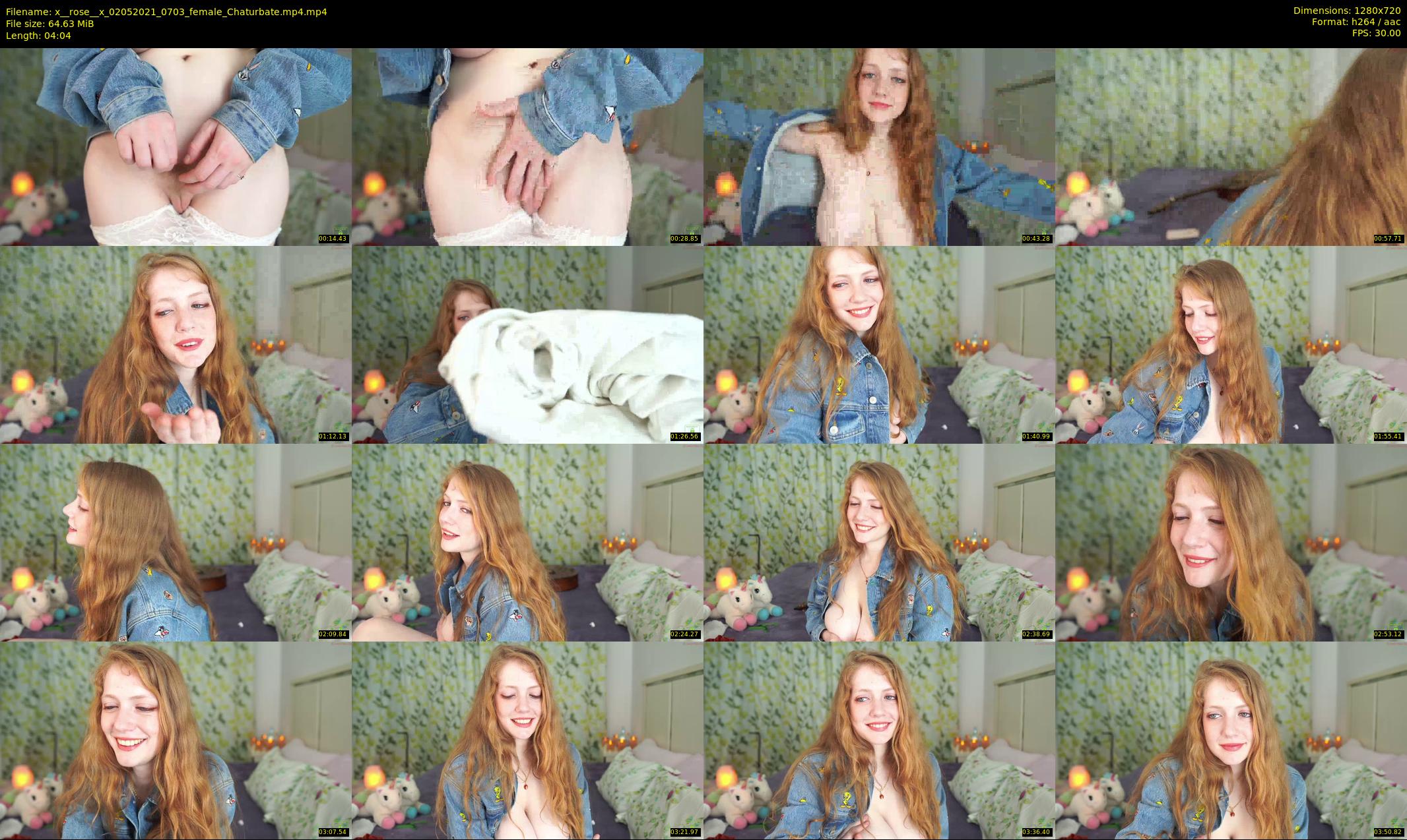 x__rose__x — 5 minute Chaturbate female cam show recording, 720p, May 2, 2021