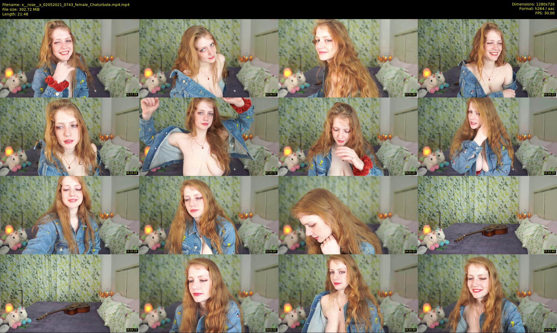 x__rose__x — 22 minute Chaturbate female cam show recording, 720p, May 2, 2021