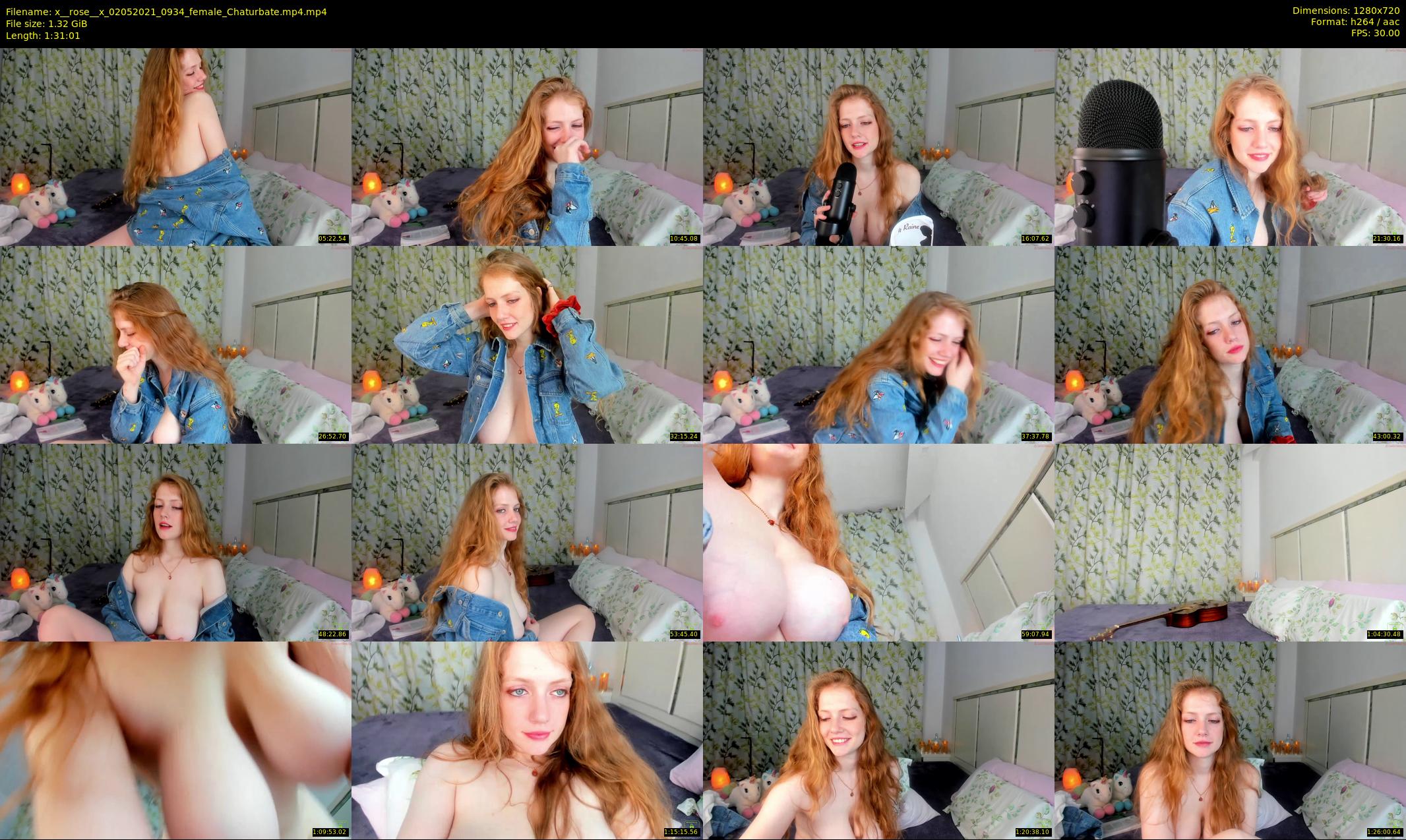 x__rose__x — 92 minute Chaturbate female cam show recording, 720p, May 2, 2021