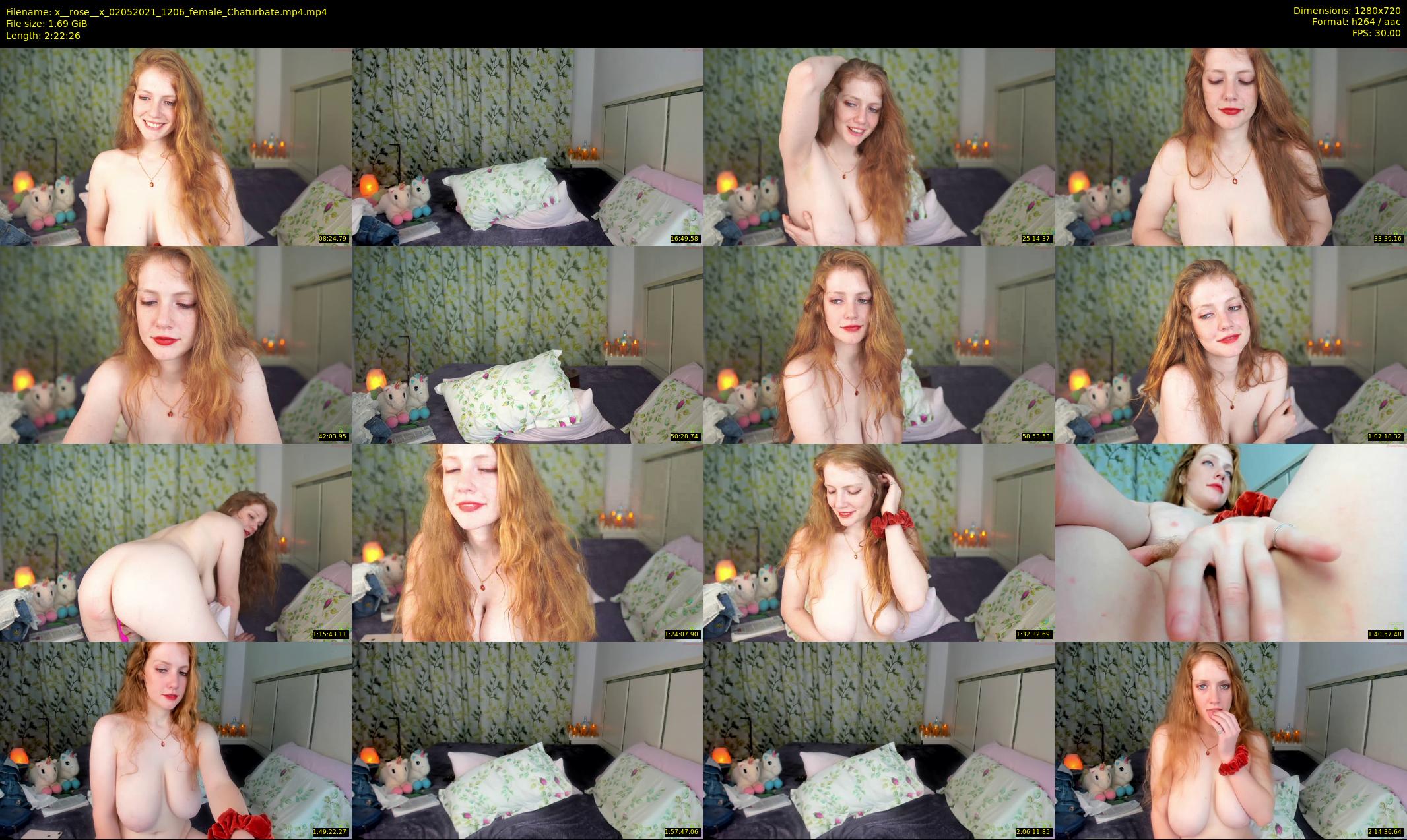 x__rose__x — 143 minute Chaturbate female cam show recording, 720p, May 2, 2021