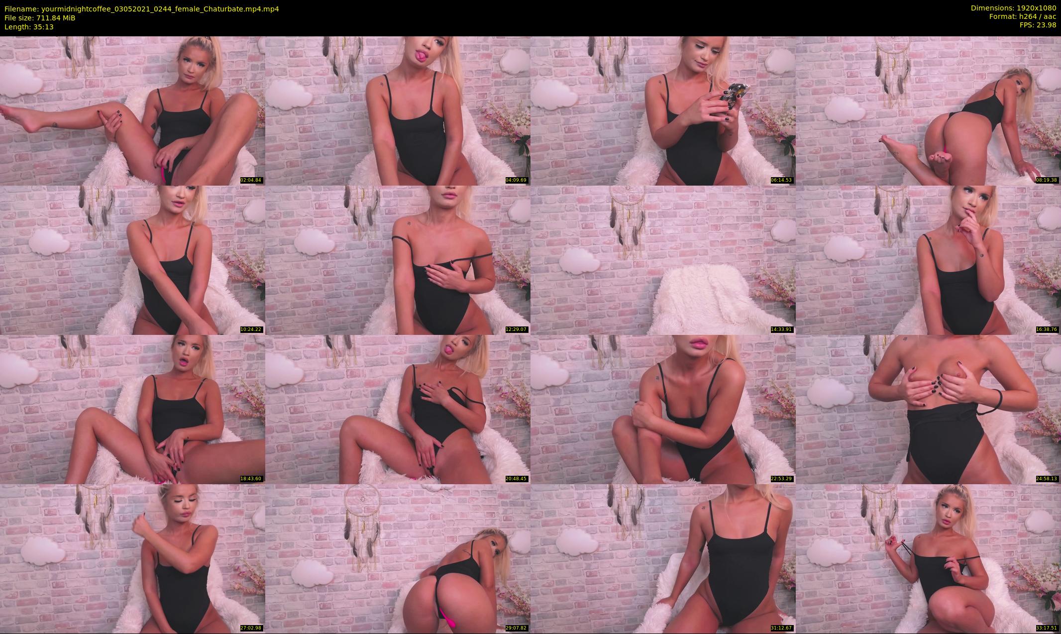 yourmidnightcoffee — 36 minute Chaturbate female cam show recording, 1080p, May 3, 2021