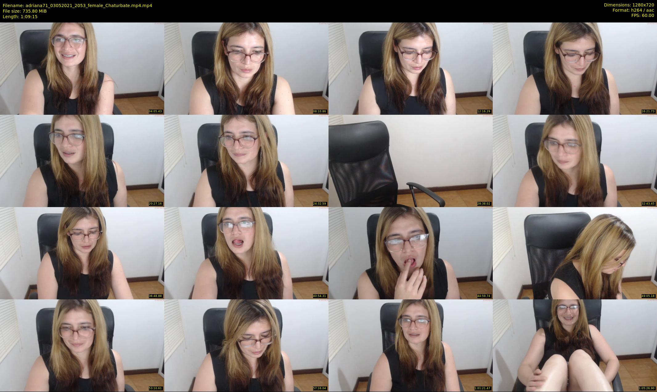 adriana71 — 70 minute Chaturbate couple cam show recording, 720p, May 3, 2021