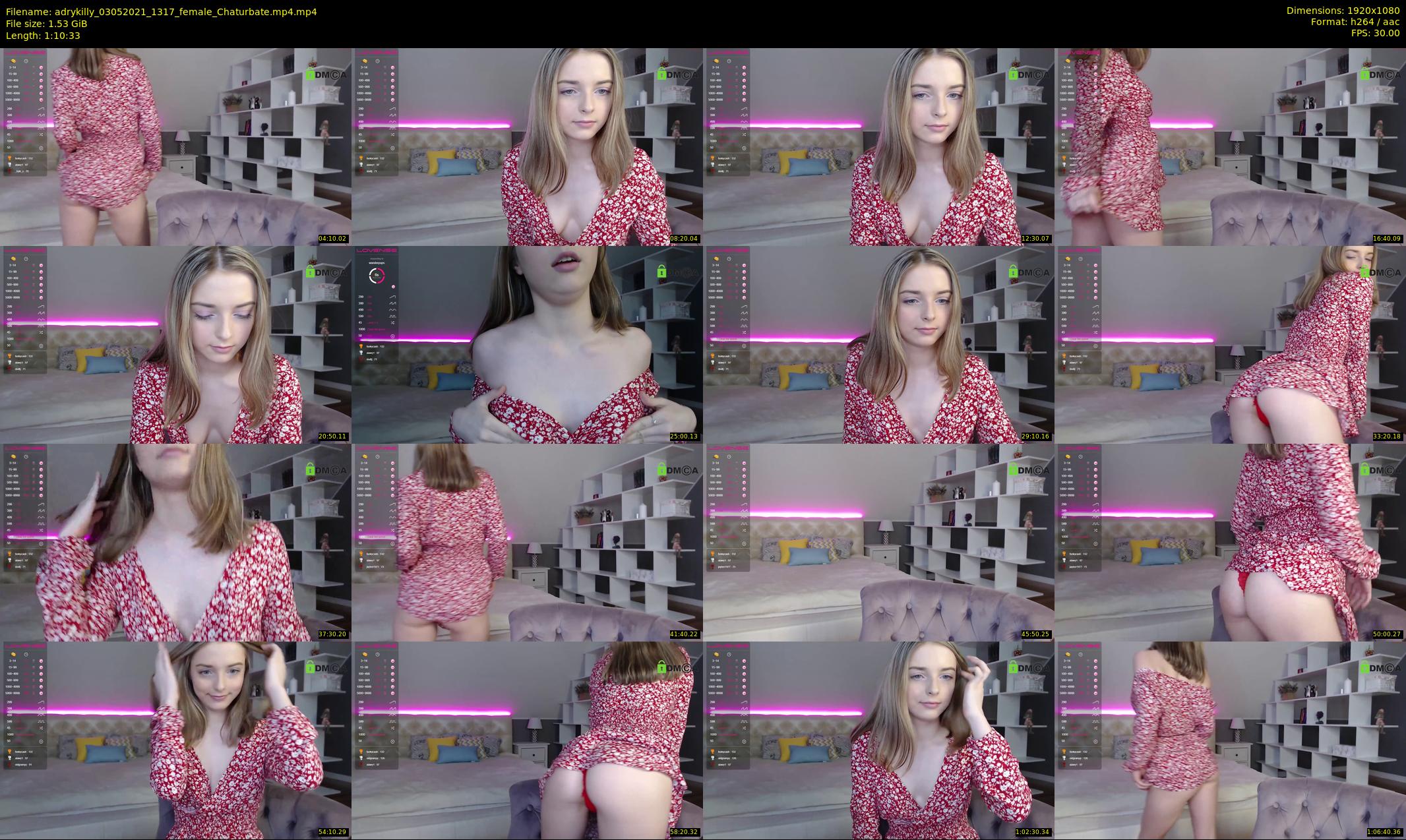 adrykilly — 71 minute Chaturbate female cam show recording, 1080p, May 3, 2021