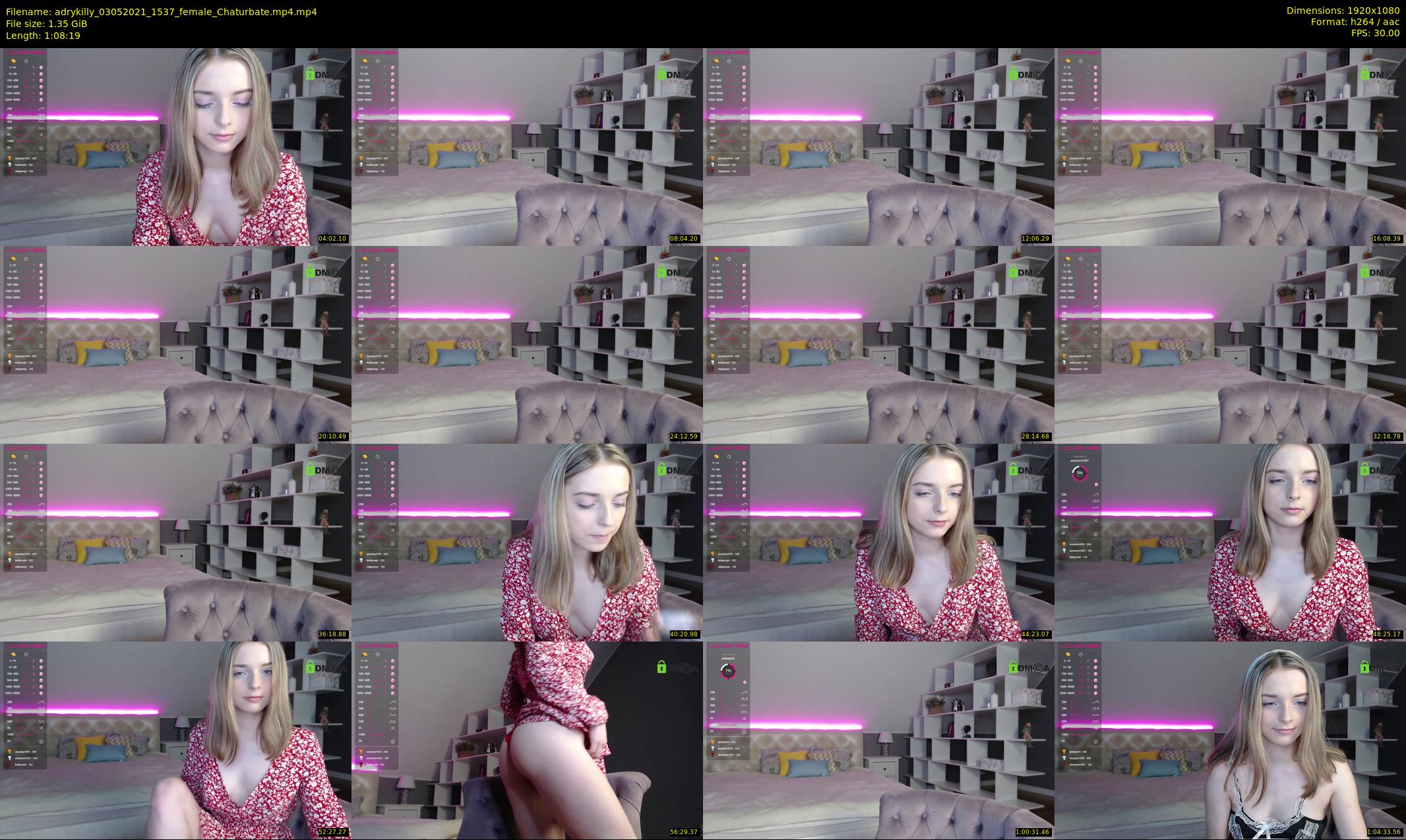 adrykilly — 69 minute Chaturbate female cam show recording, 1080p, May 3, 2021